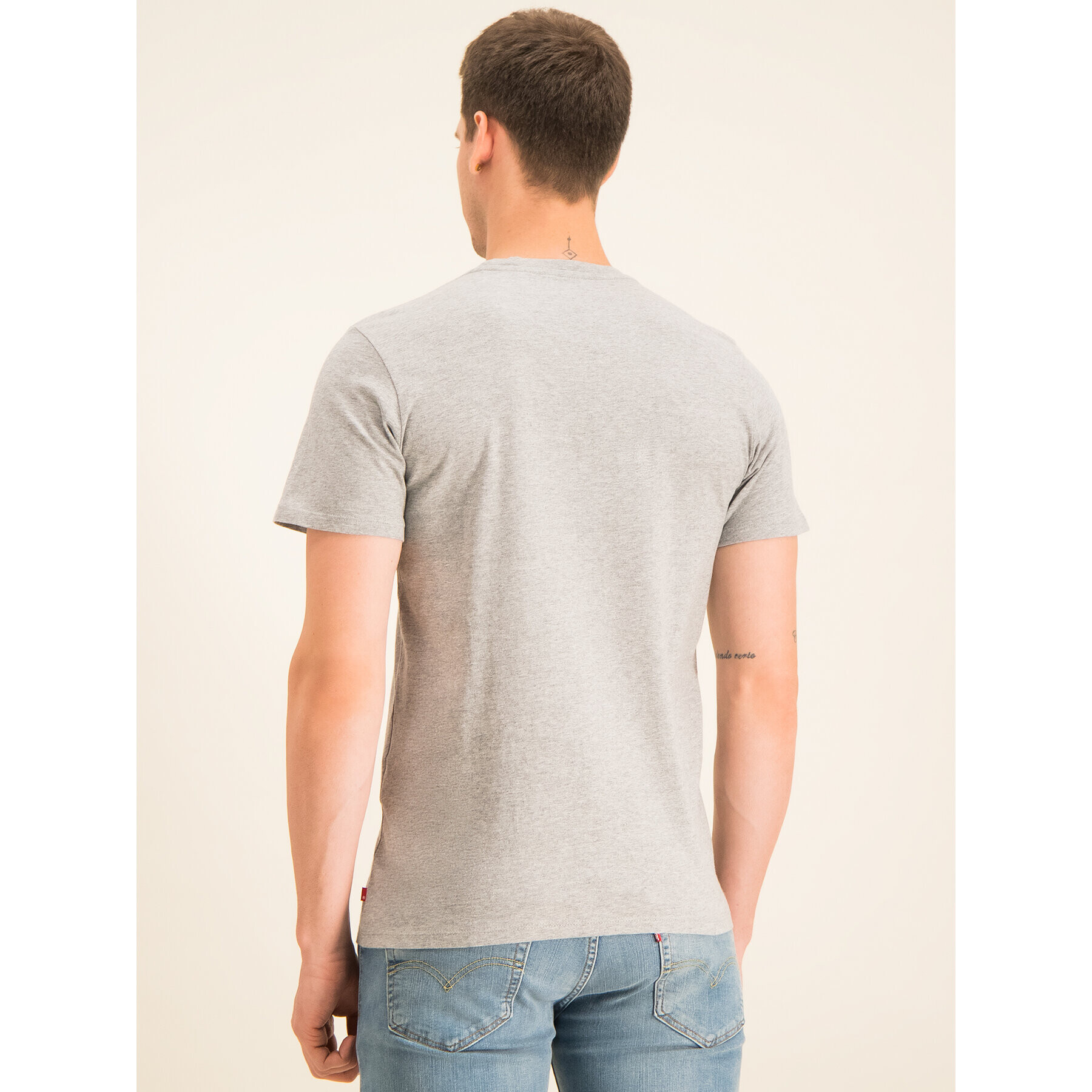 Levi's® Majica Housemark Tee 17783-0138 Siva Regular Fit - Pepit.si