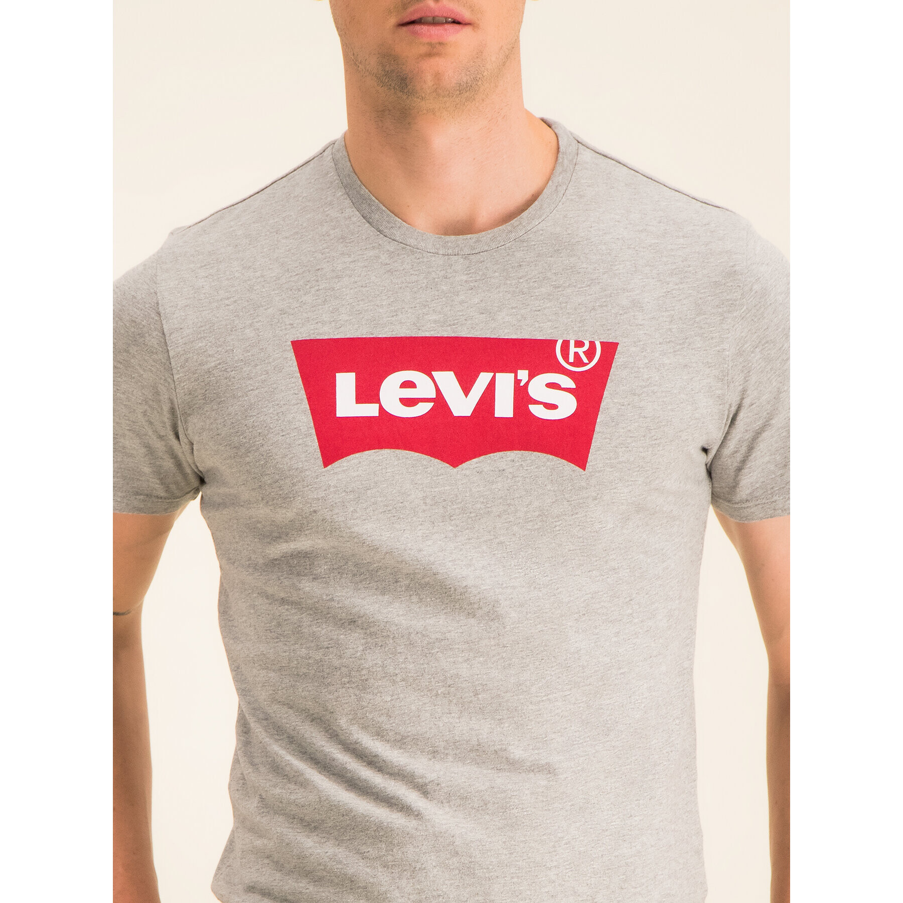 Levi's® Majica Housemark Tee 17783-0138 Siva Regular Fit - Pepit.si