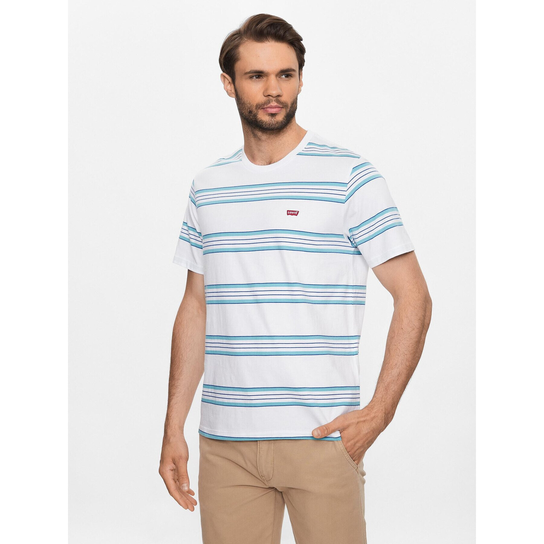 Levi's® Majica Original 566050162 Bela Regular Fit - Pepit.si