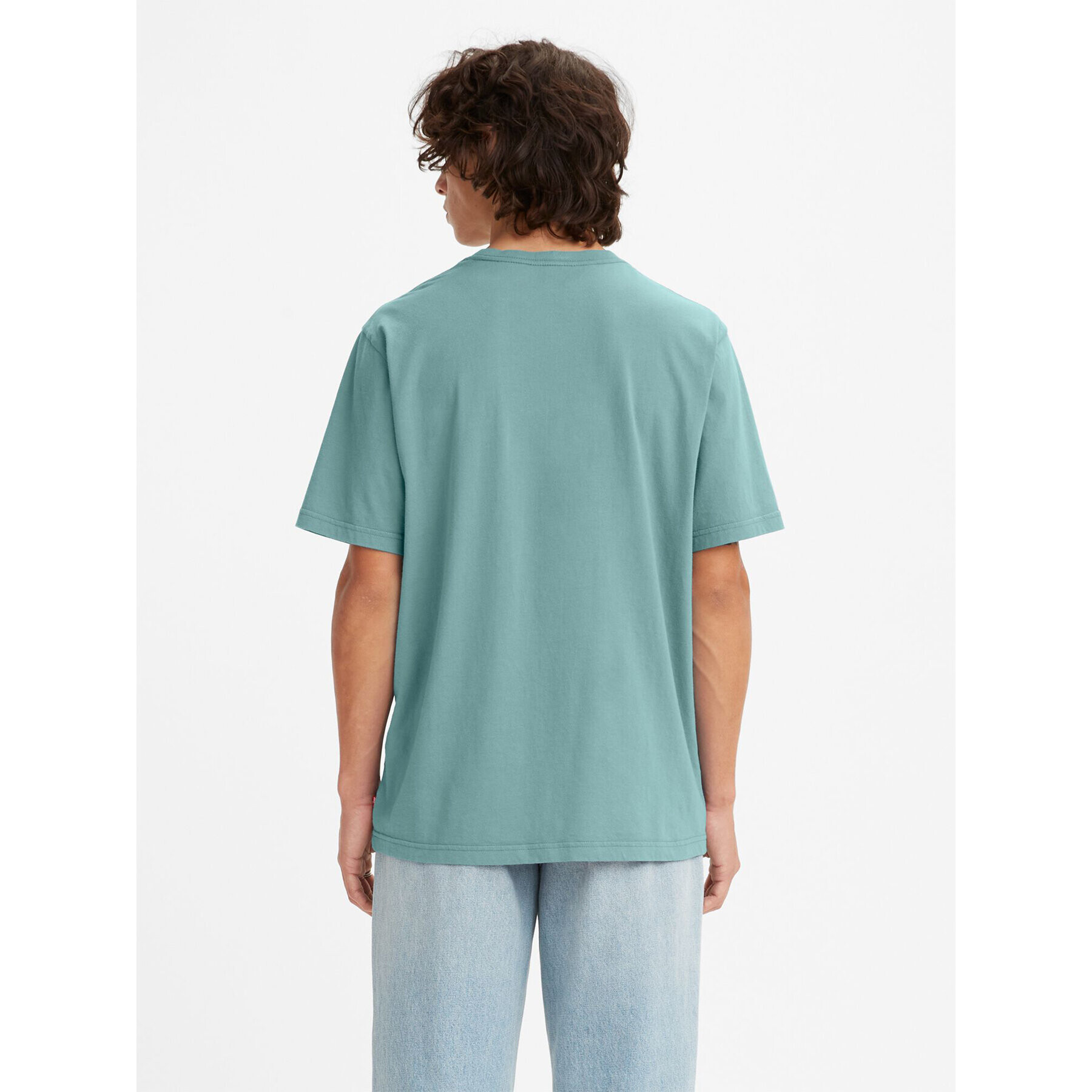 Levi's® Majica Poster Chest Pastel 161430744 Modra Loose Fit - Pepit.si