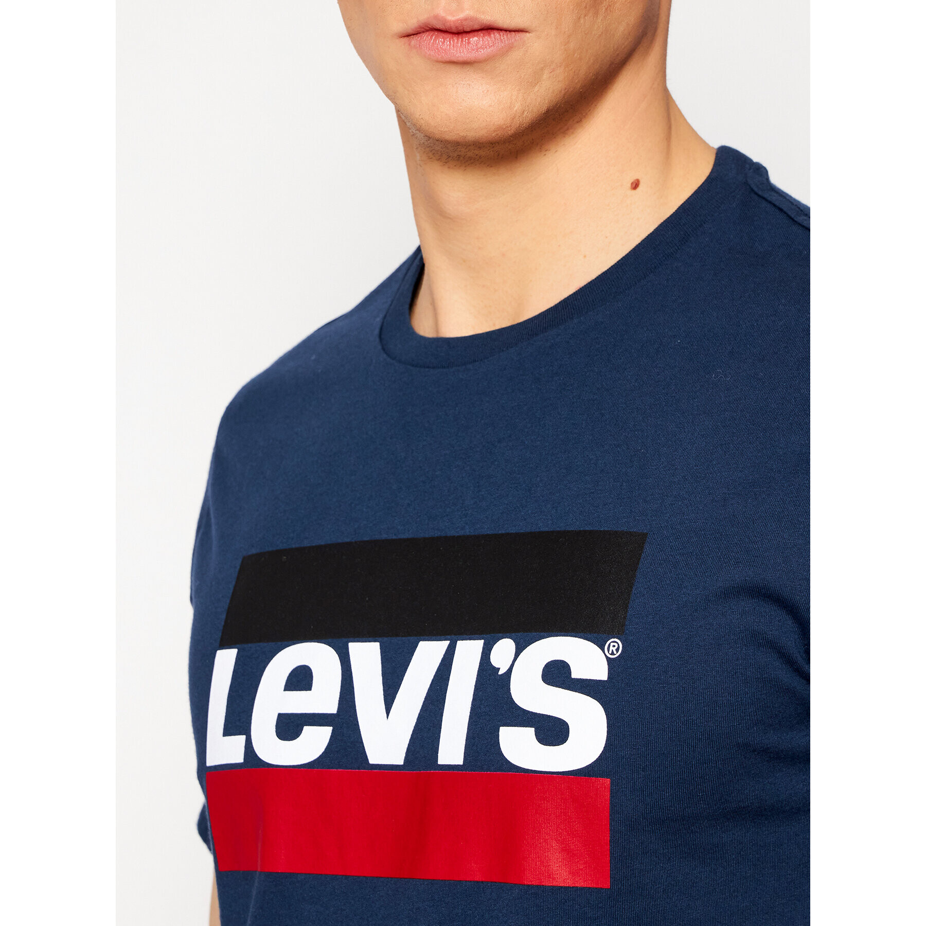 Levi's® Majica Sportswear Graphic Tee 39636-0003 Mornarsko modra Regular Fit - Pepit.si