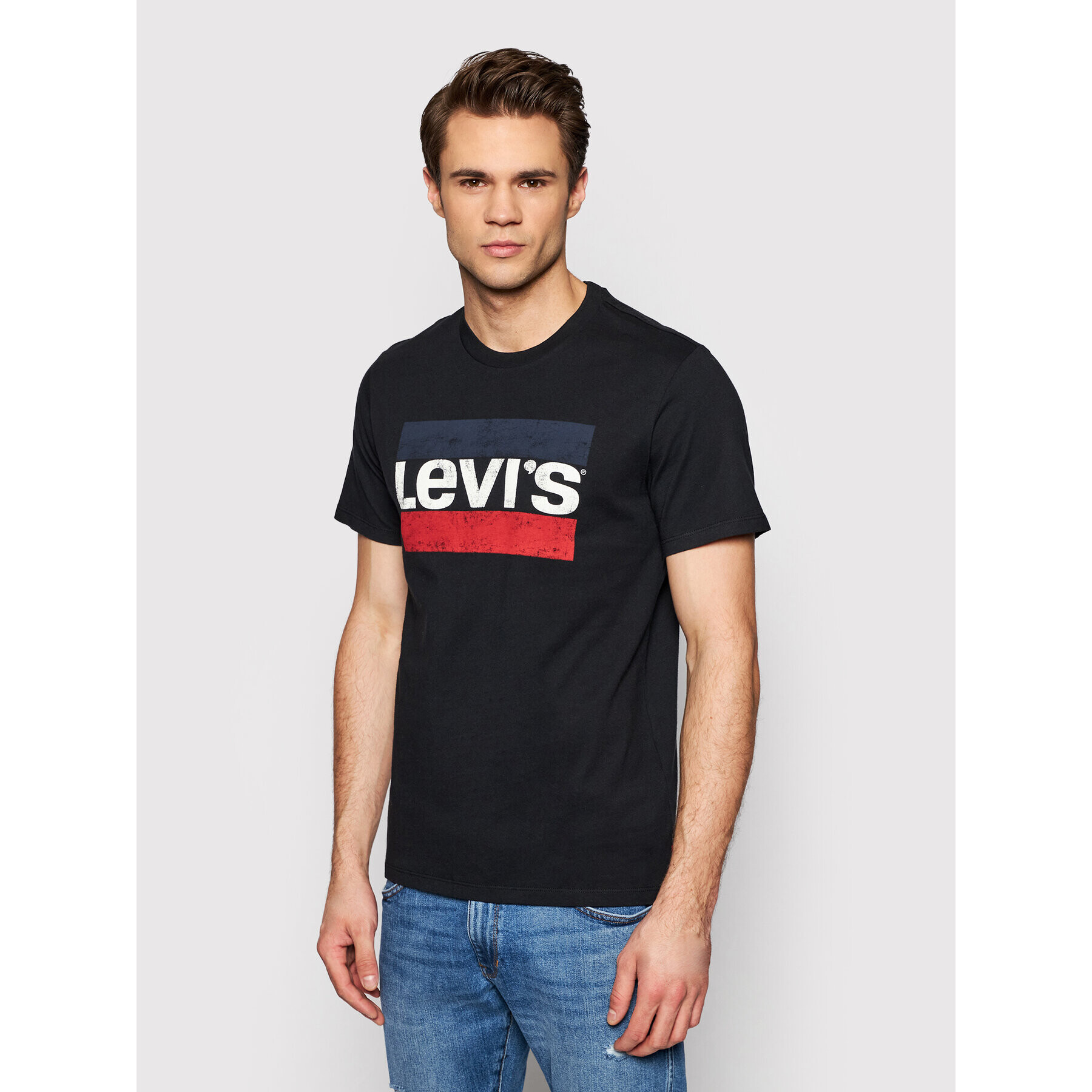 Levi's® Majica Sportswear Graphic Tee 39636-0050 Črna Regular Fit - Pepit.si