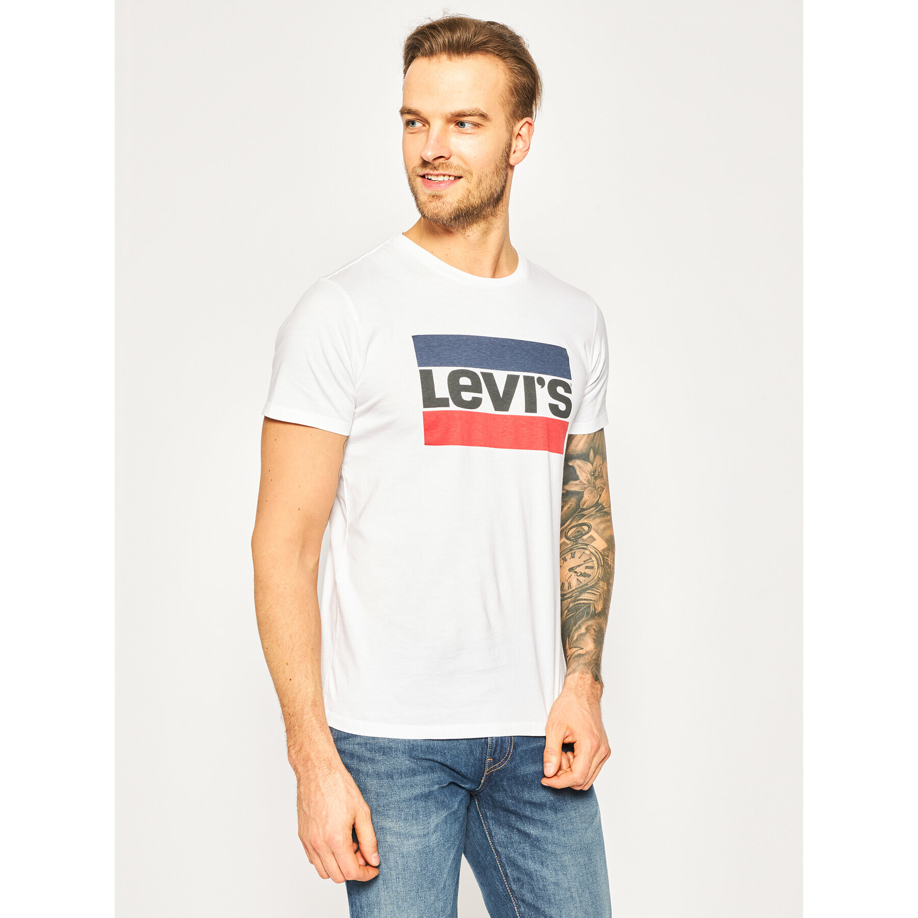 Levi's® Majica Sportswear Logo Graphic 39636-0000 Bela Regular Fit - Pepit.si