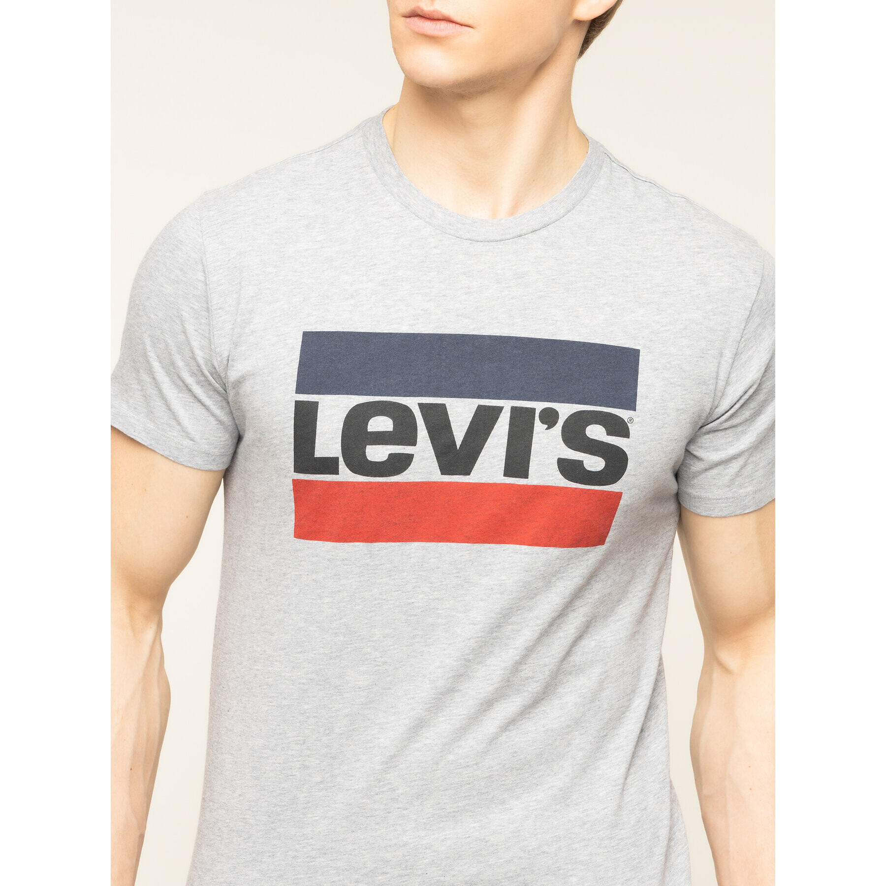 Levi's® Majica Sportswear Logo Graphic 39636-0002 Siva Regular Fit - Pepit.si