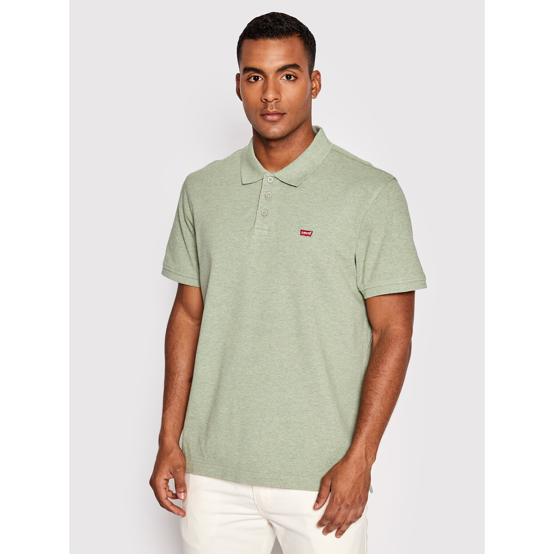 Levi's® Polo majica Housemarked 35883-0066 Zelena Standard Fit - Pepit.si