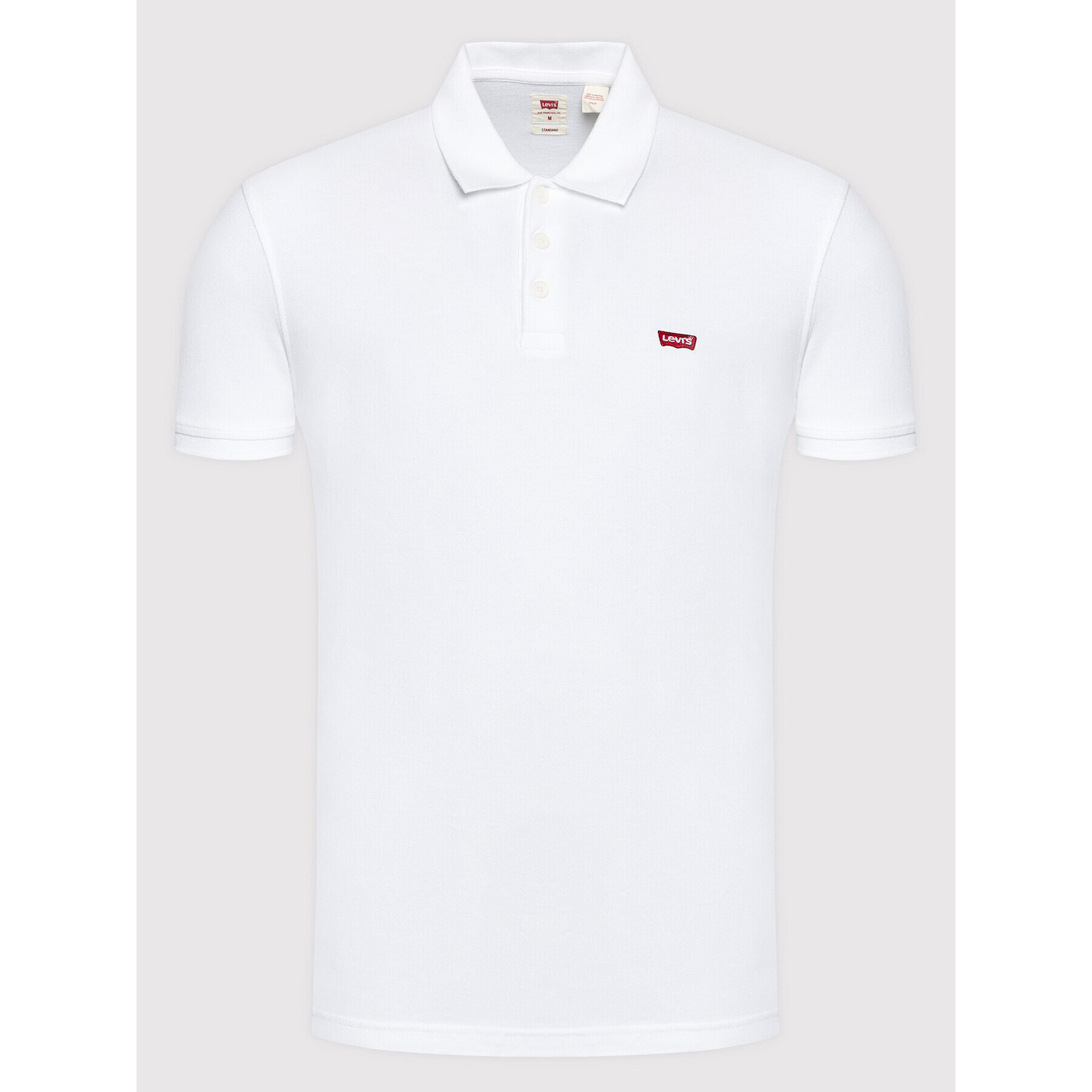 Levi's® Polo majica Standard Housemarked 35883-0003 Bela Regular Fit - Pepit.si