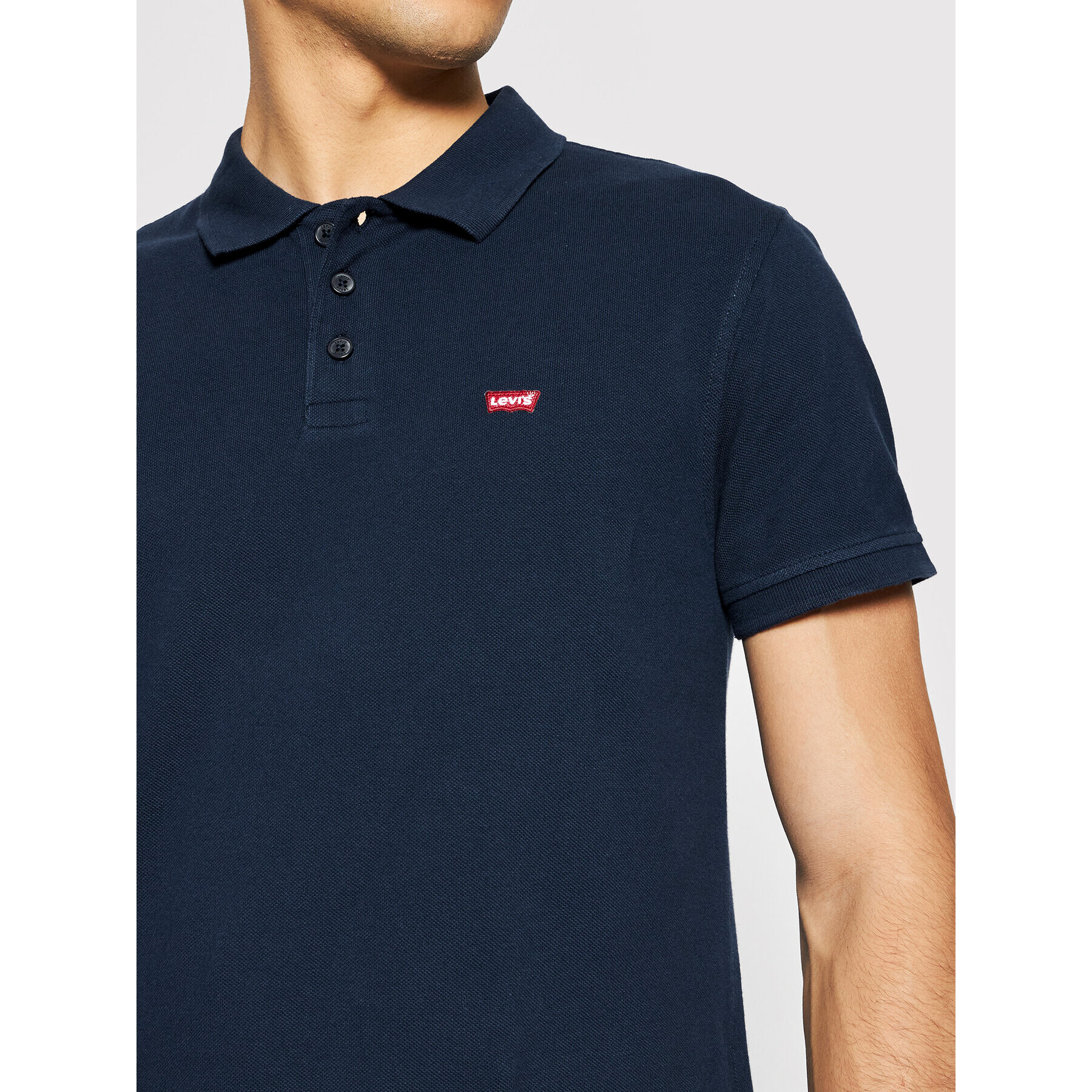 Levi's® Polo majica Standard Housemarked 35883-0005 Mornarsko modra Regular Fit - Pepit.si