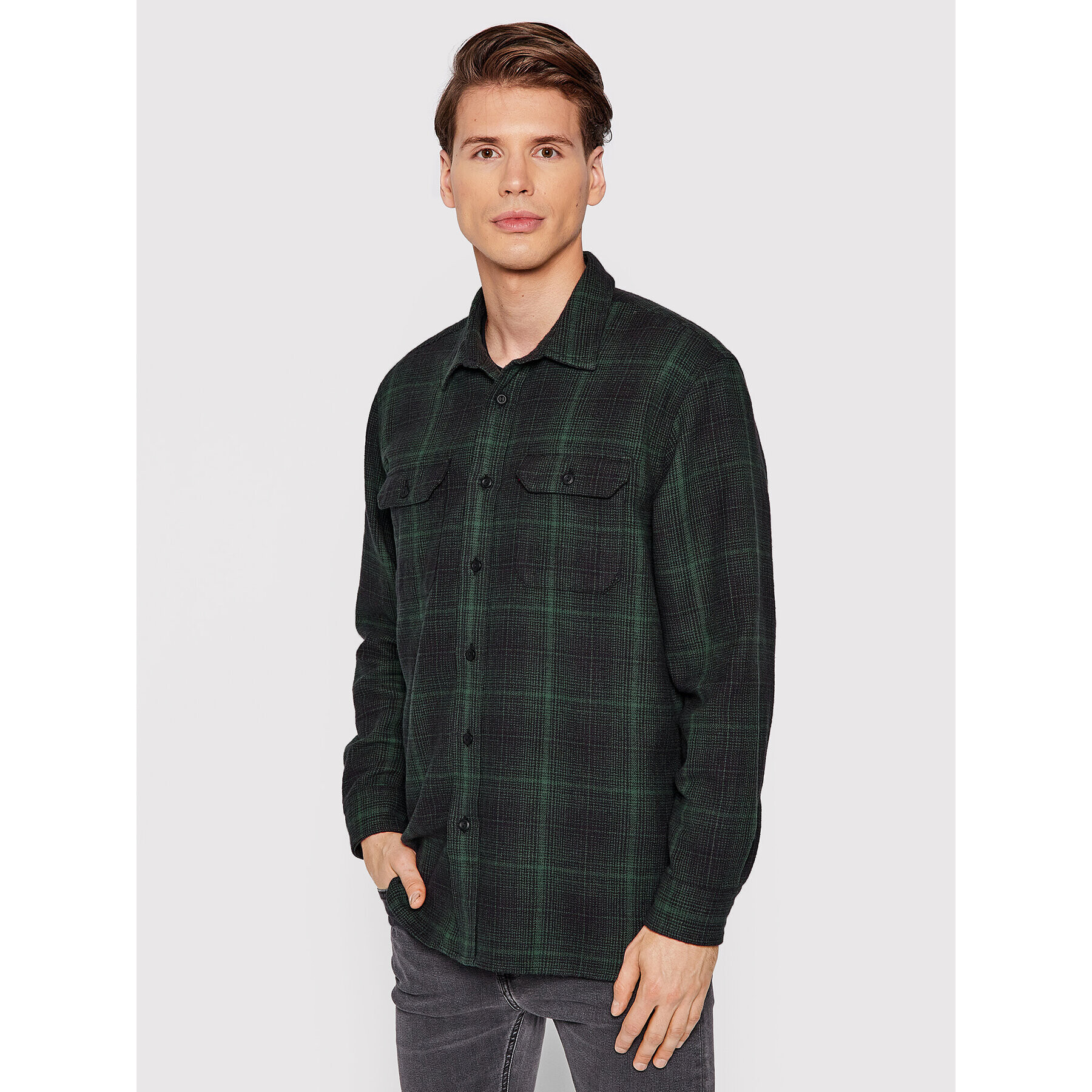 Levi's® Srajca 19587-0165 Zelena Relaxed Fit - Pepit.si