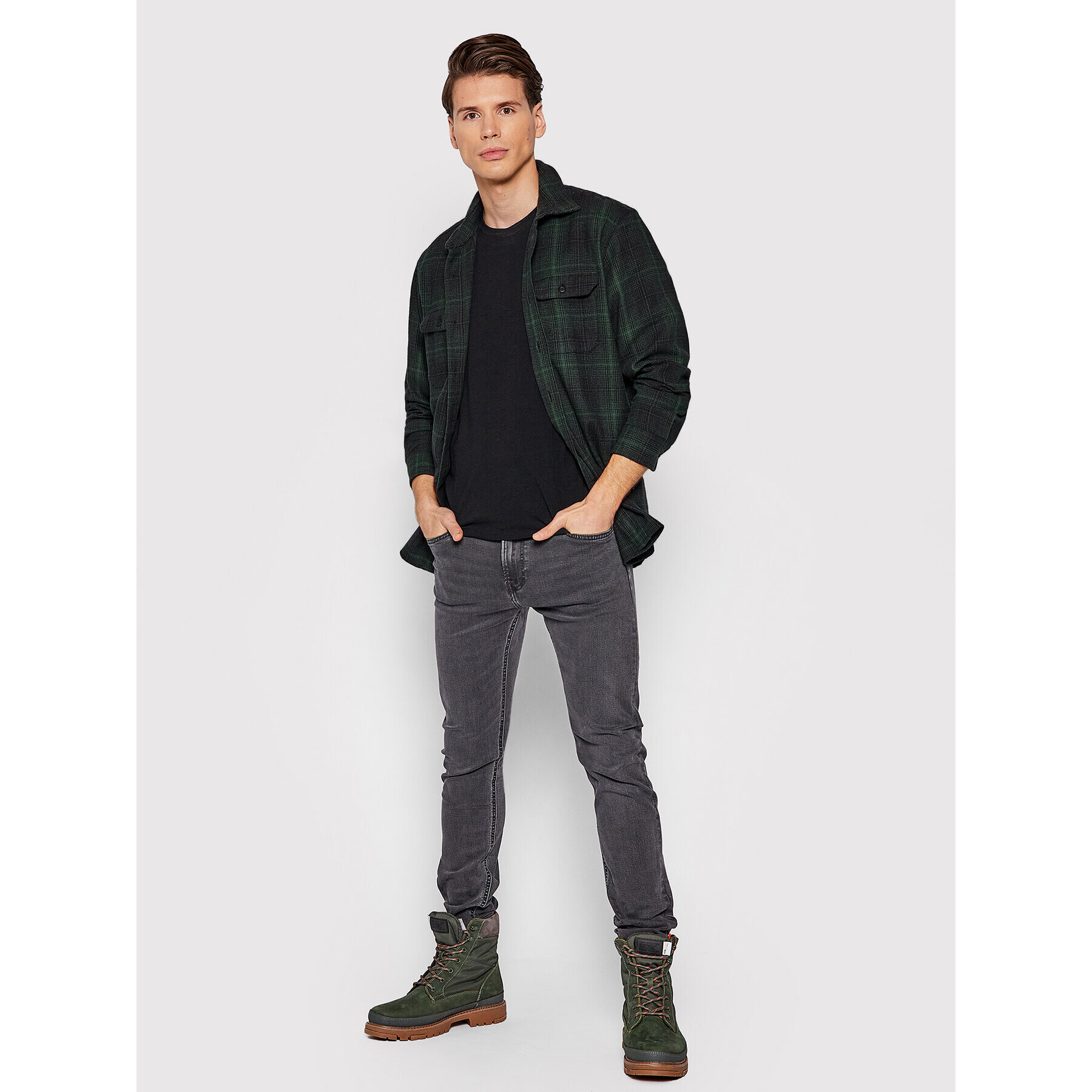 Levi's® Srajca 19587-0165 Zelena Relaxed Fit - Pepit.si