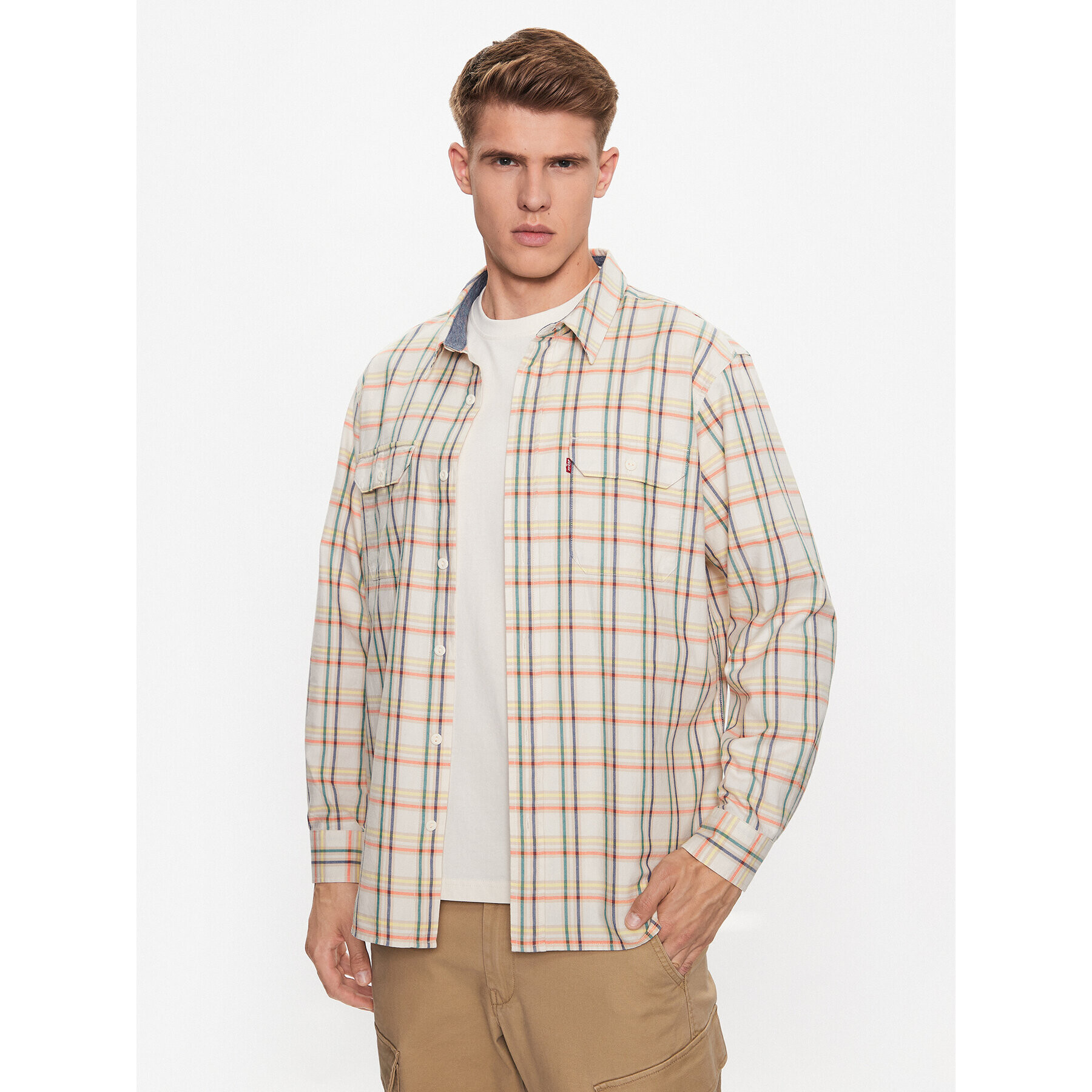 Levi's® Srajca 19587-0255 Bež Relaxed Fit - Pepit.si