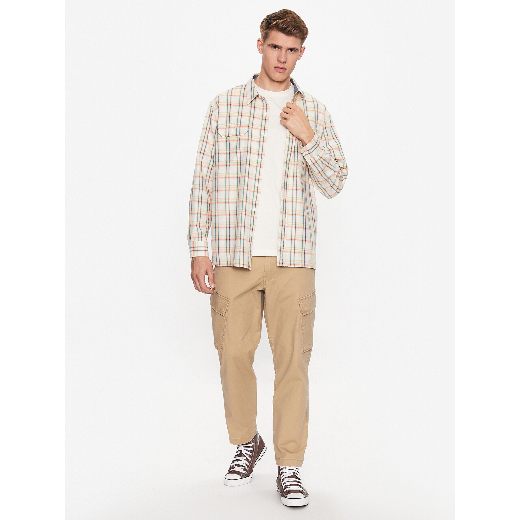 Levi's® Srajca 19587-0255 Bež Relaxed Fit - Pepit.si