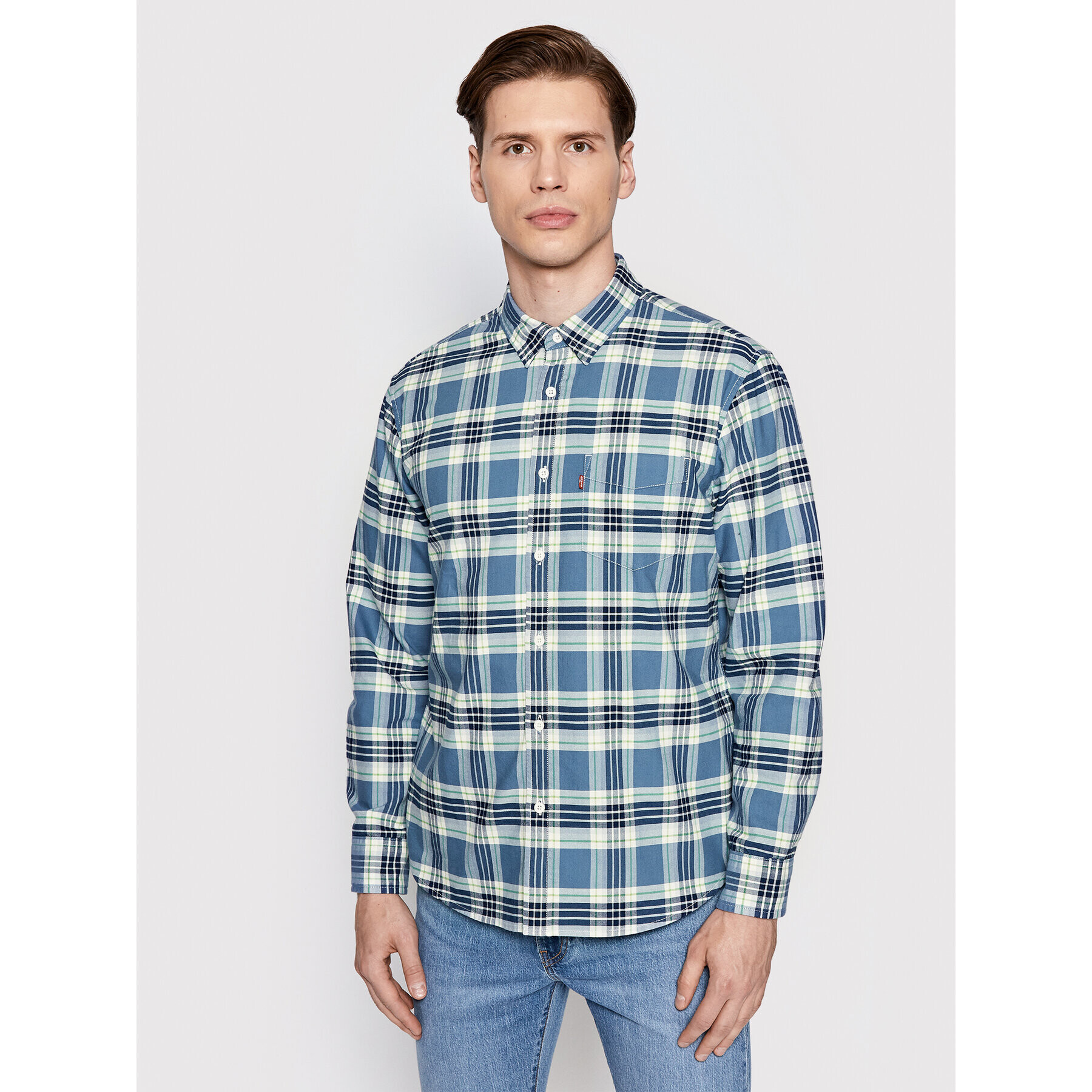 Levi's® Srajca 85748-0128 Modra Regular Fit - Pepit.si