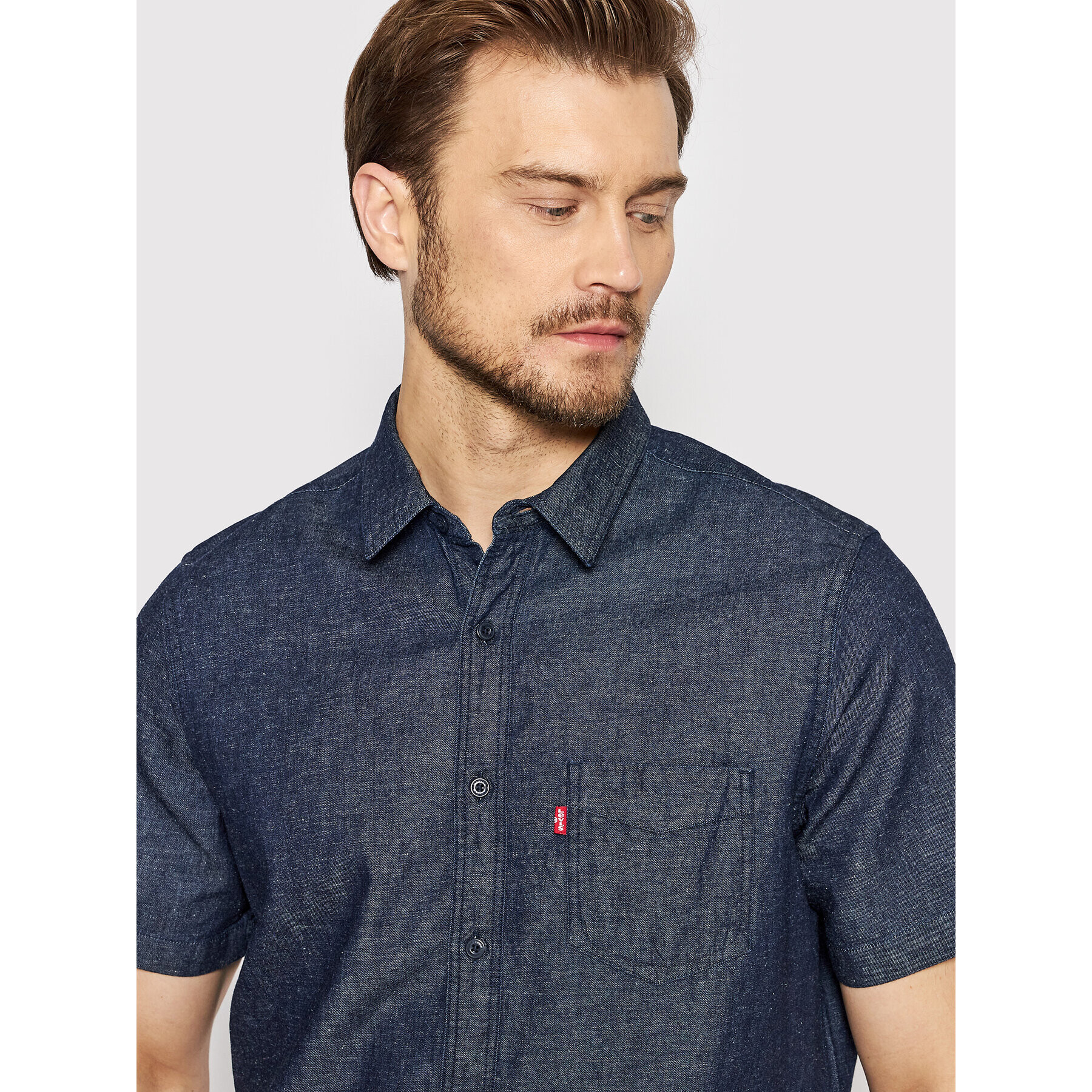 Levi's® Srajca 86624-0014 Mornarsko modra Standard Fit - Pepit.si