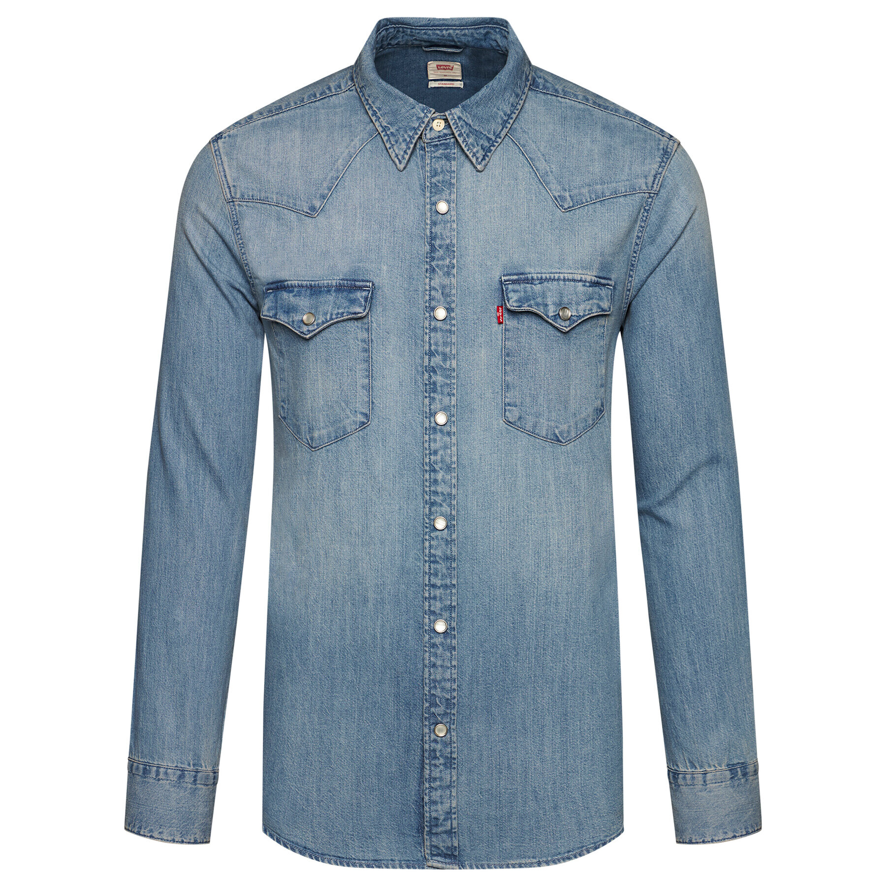 Levi's® Srajca Barstow Western Standard 85744-0001 Modra Standard Fit - Pepit.si