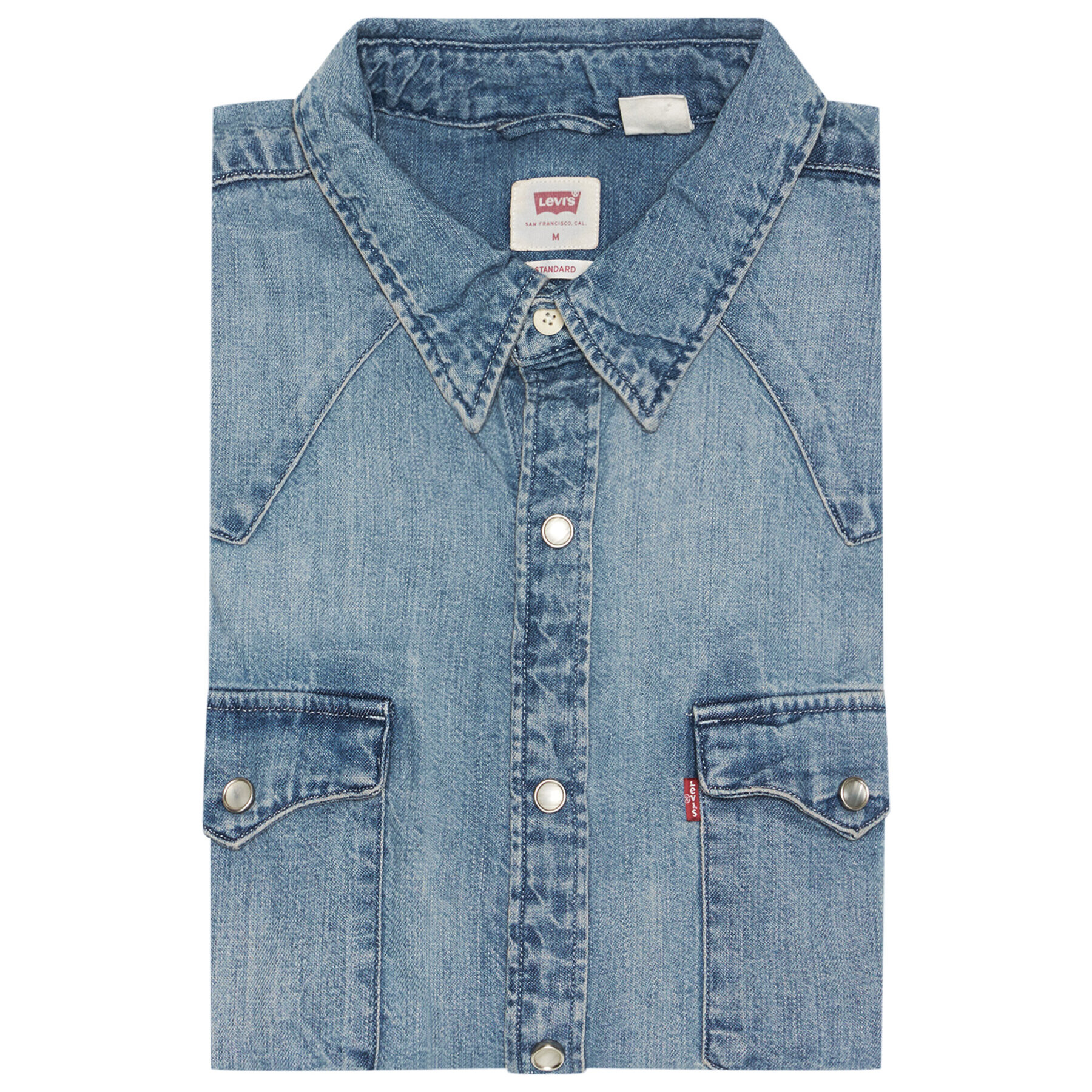 Levi's® Srajca Barstow Western Standard 85744-0001 Modra Standard Fit - Pepit.si