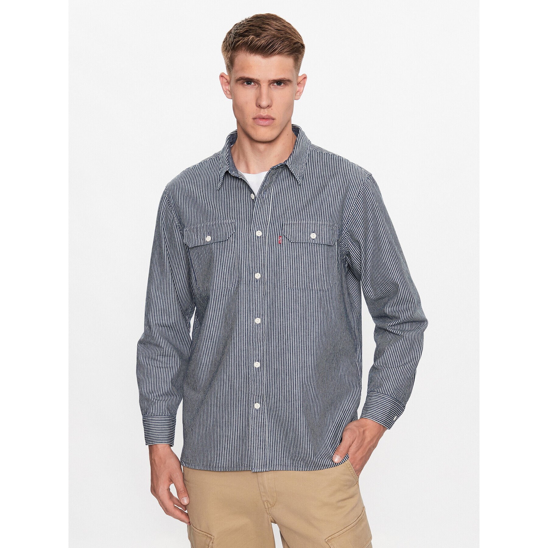 Levi's® Srajca Classic A5772-0000 Siva Regular Fit - Pepit.si