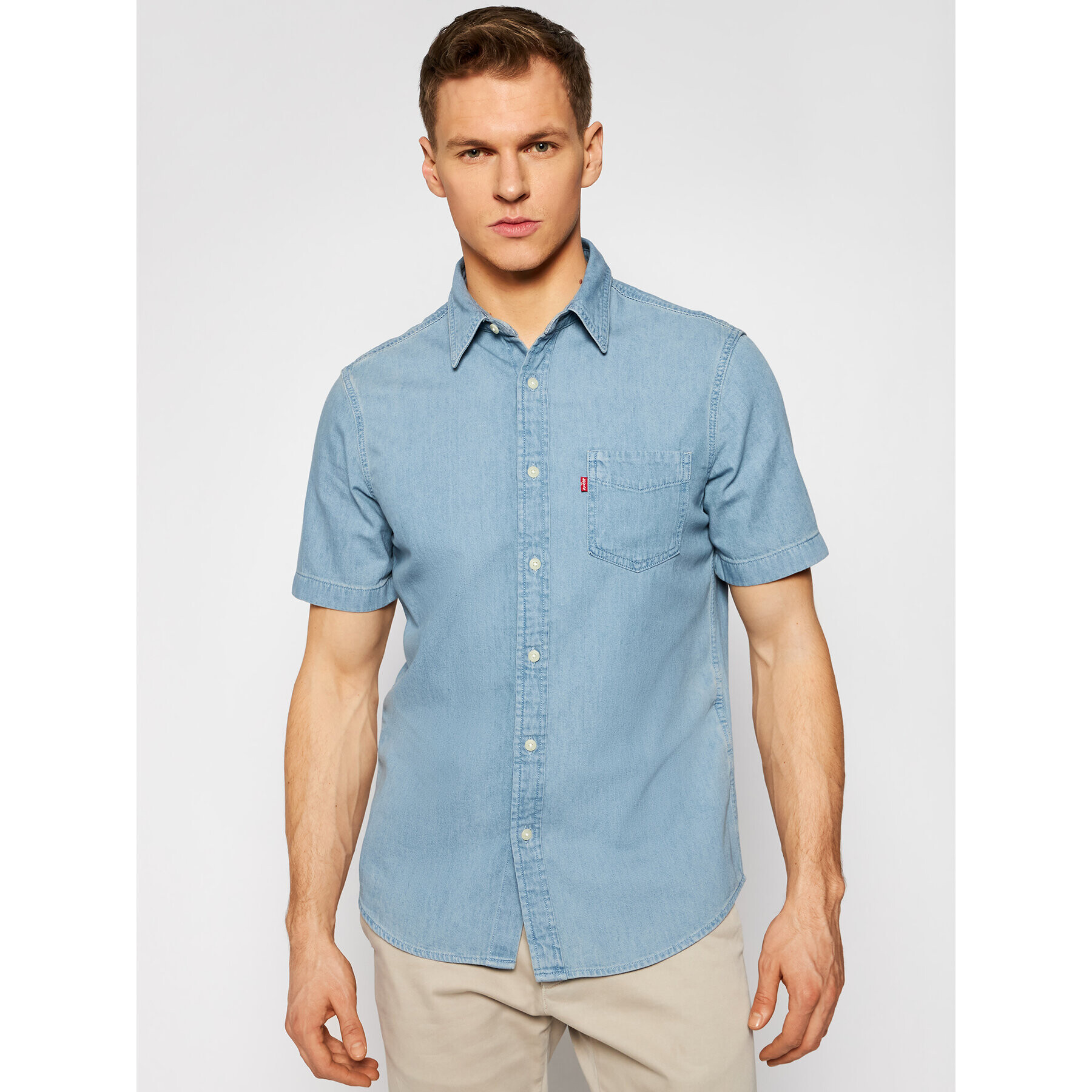 Levi's® Srajca Classic Standard 86627-0039 Modra Standard Fit - Pepit.si