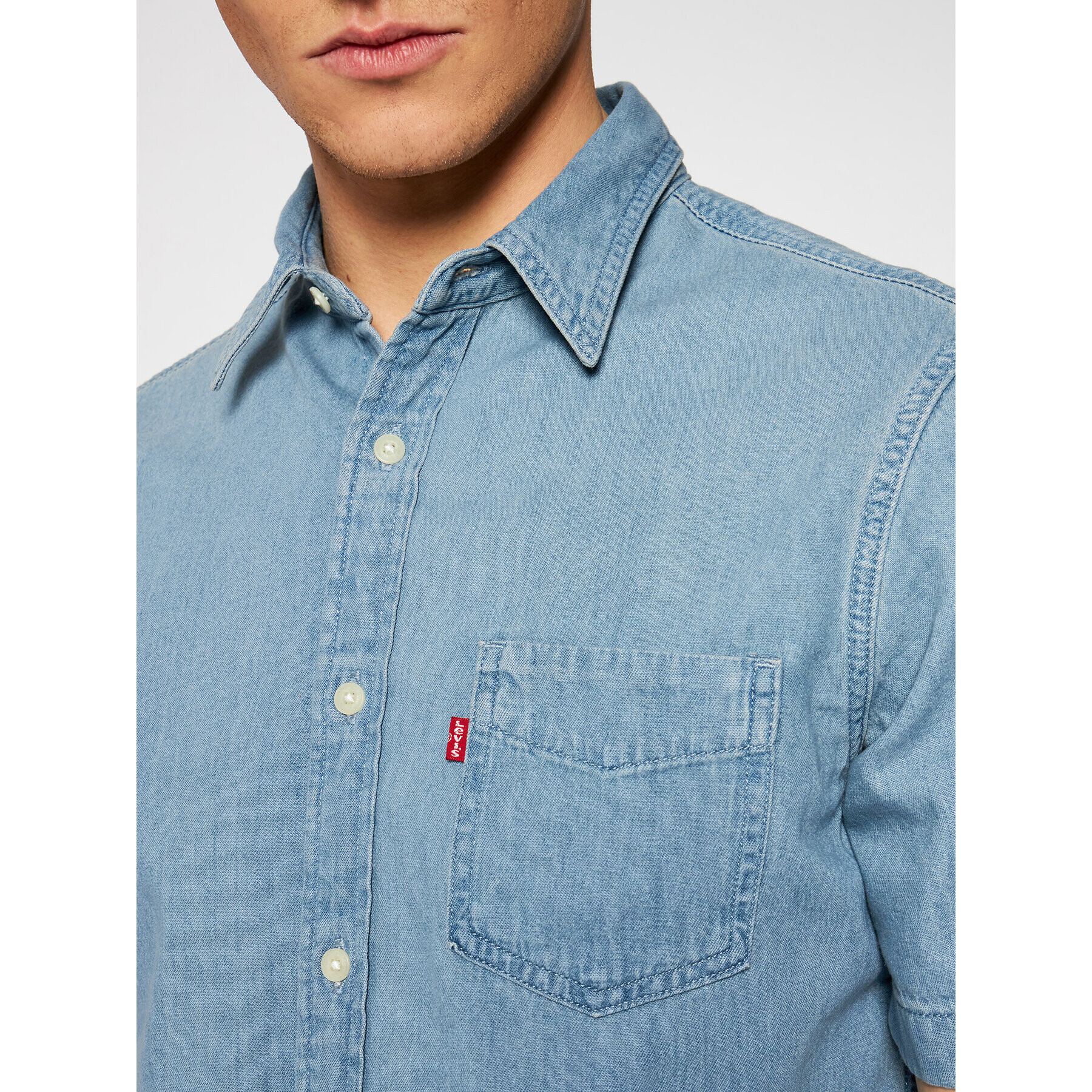 Levi's® Srajca Classic Standard 86627-0039 Modra Standard Fit - Pepit.si