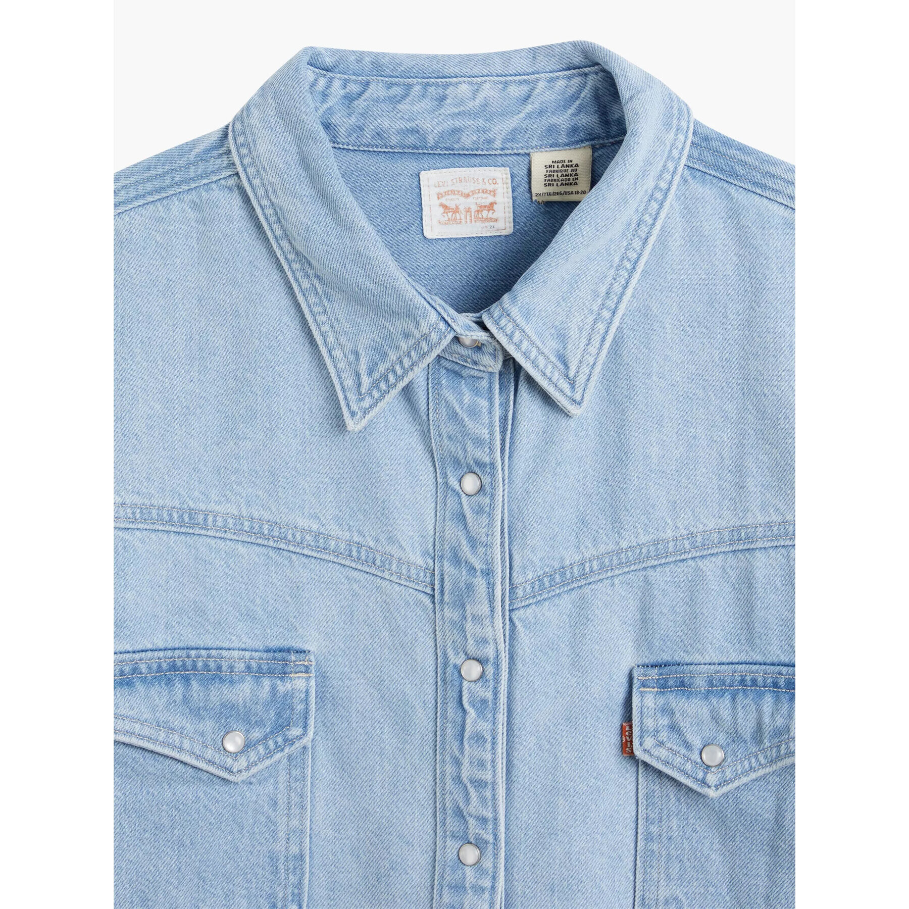 Levi's® Srajca Dorsey A34420000 Modra Oversize - Pepit.si