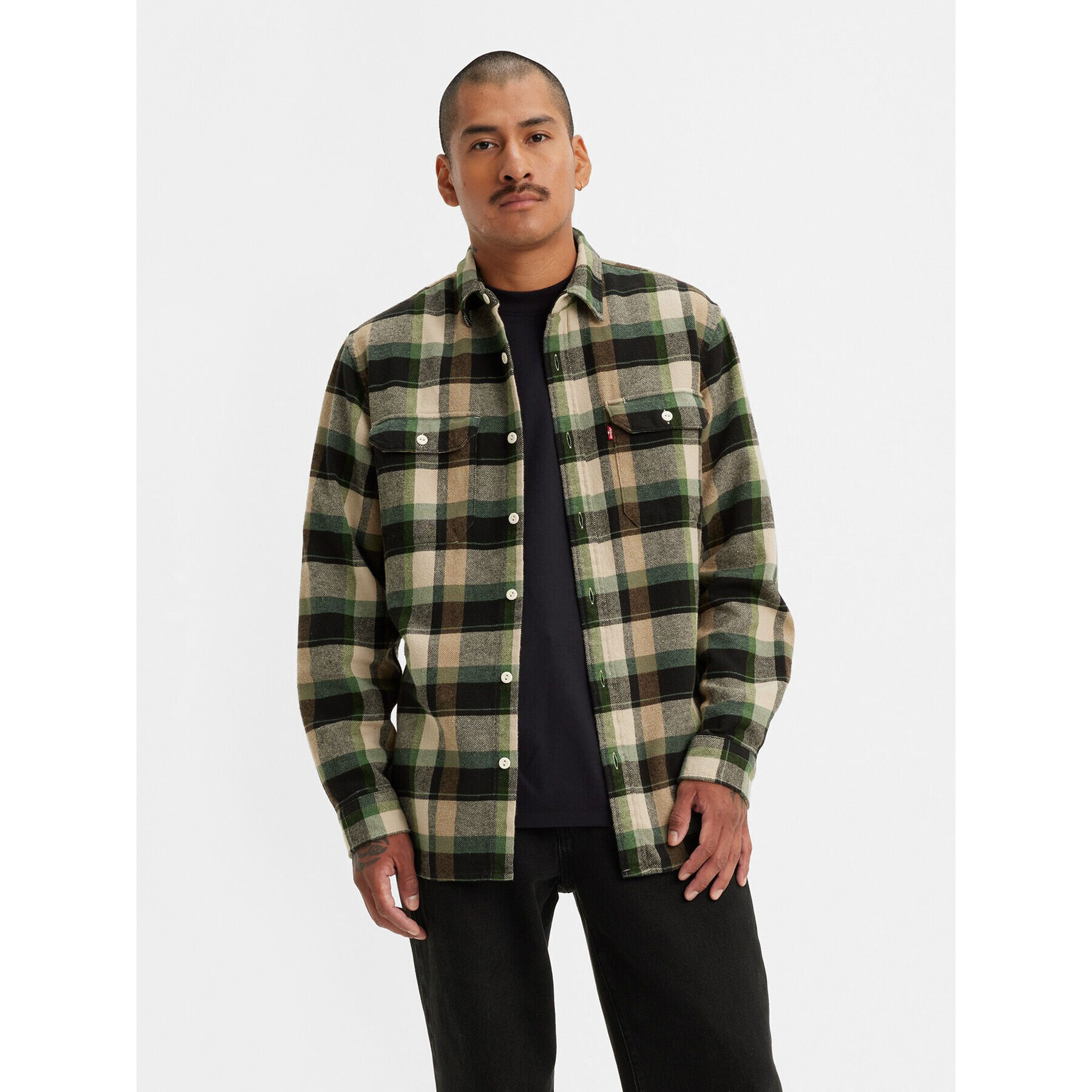 Levi's® Srajca Jackson Worker 19573-0217 Pisana Relaxed Fit - Pepit.si