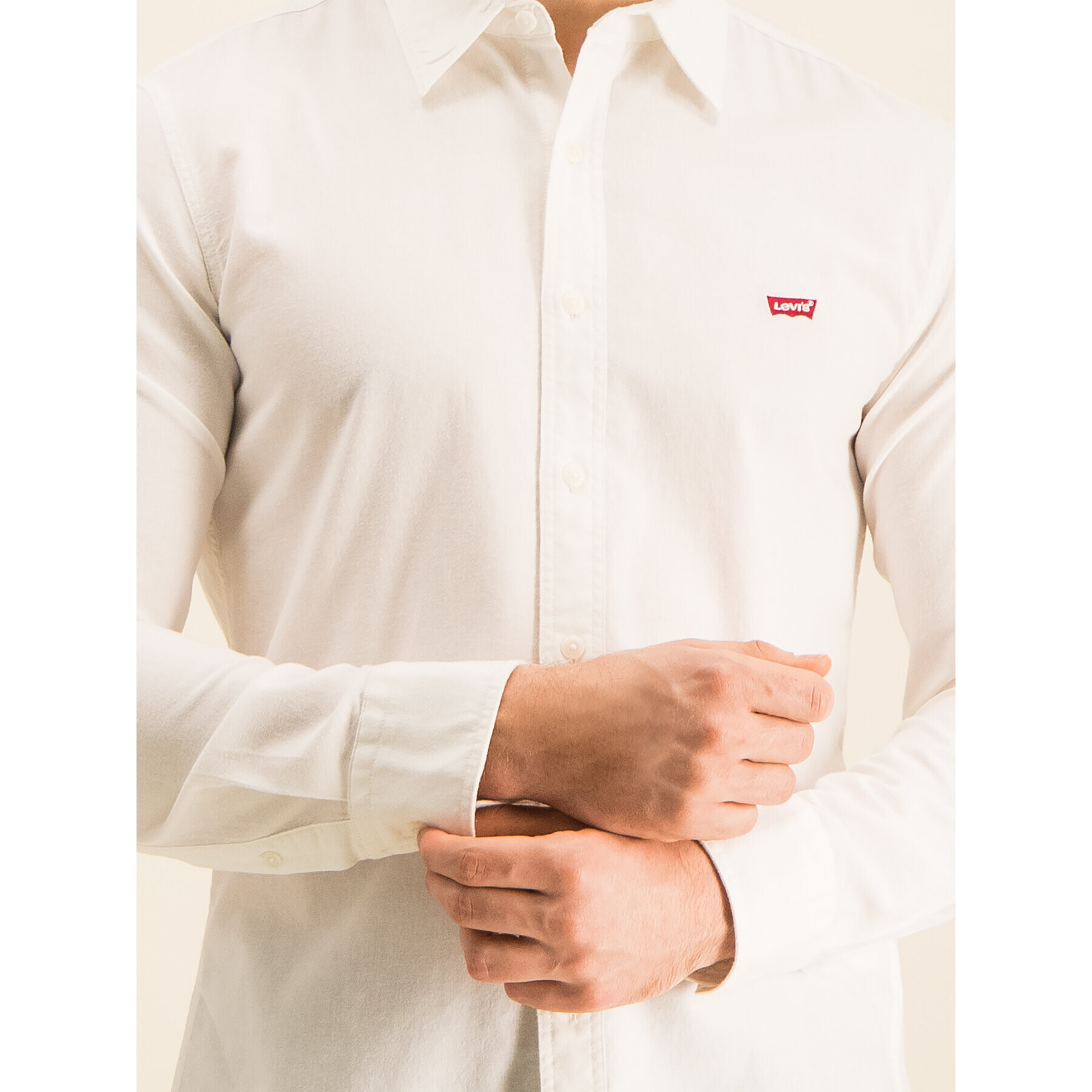 Levi's® Srajca Long Sleeved Shirt 86625-0002 Bela Slim Fit - Pepit.si