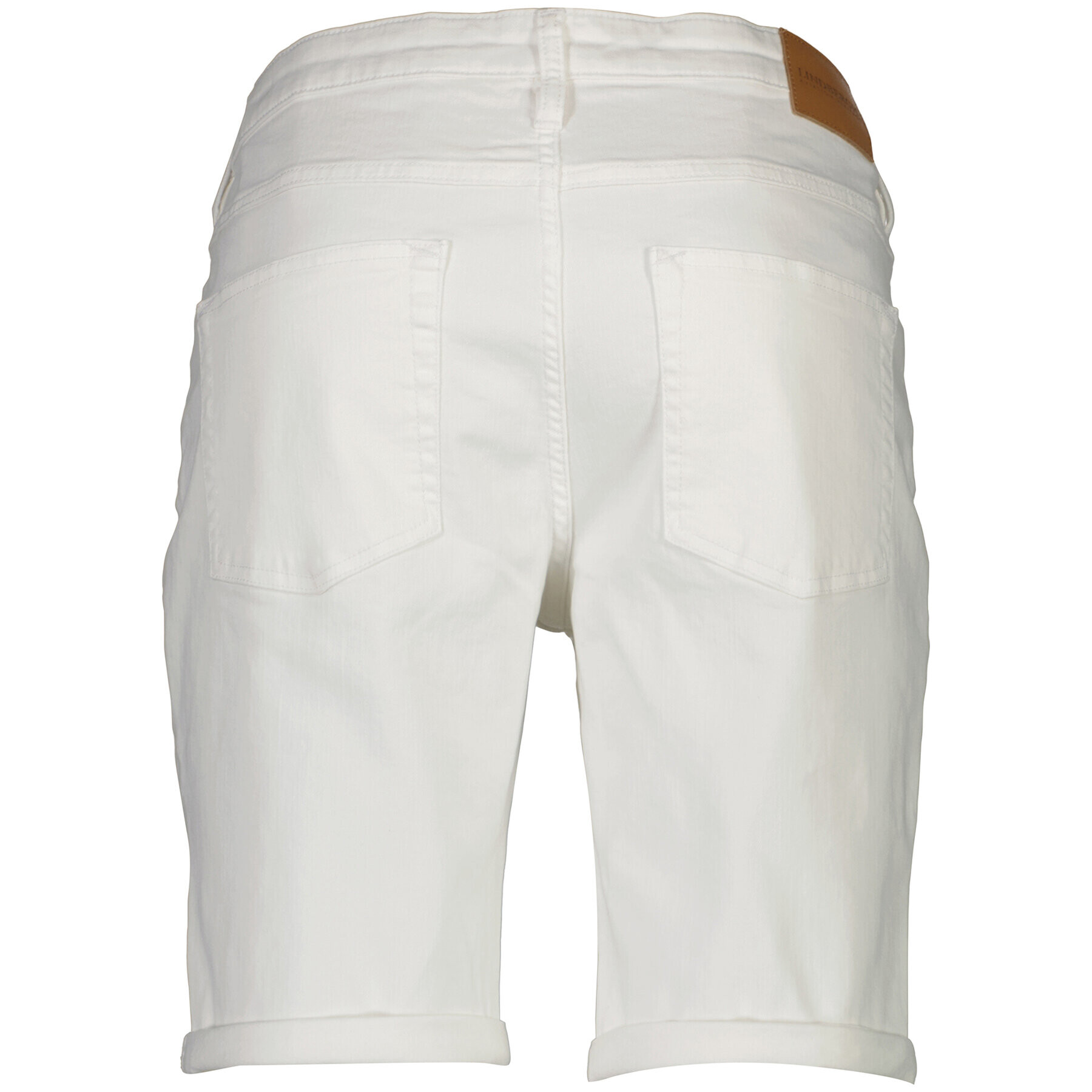 Lindbergh Jeans kratke hlače 30-550000WHT Bela Loose Fit - Pepit.si