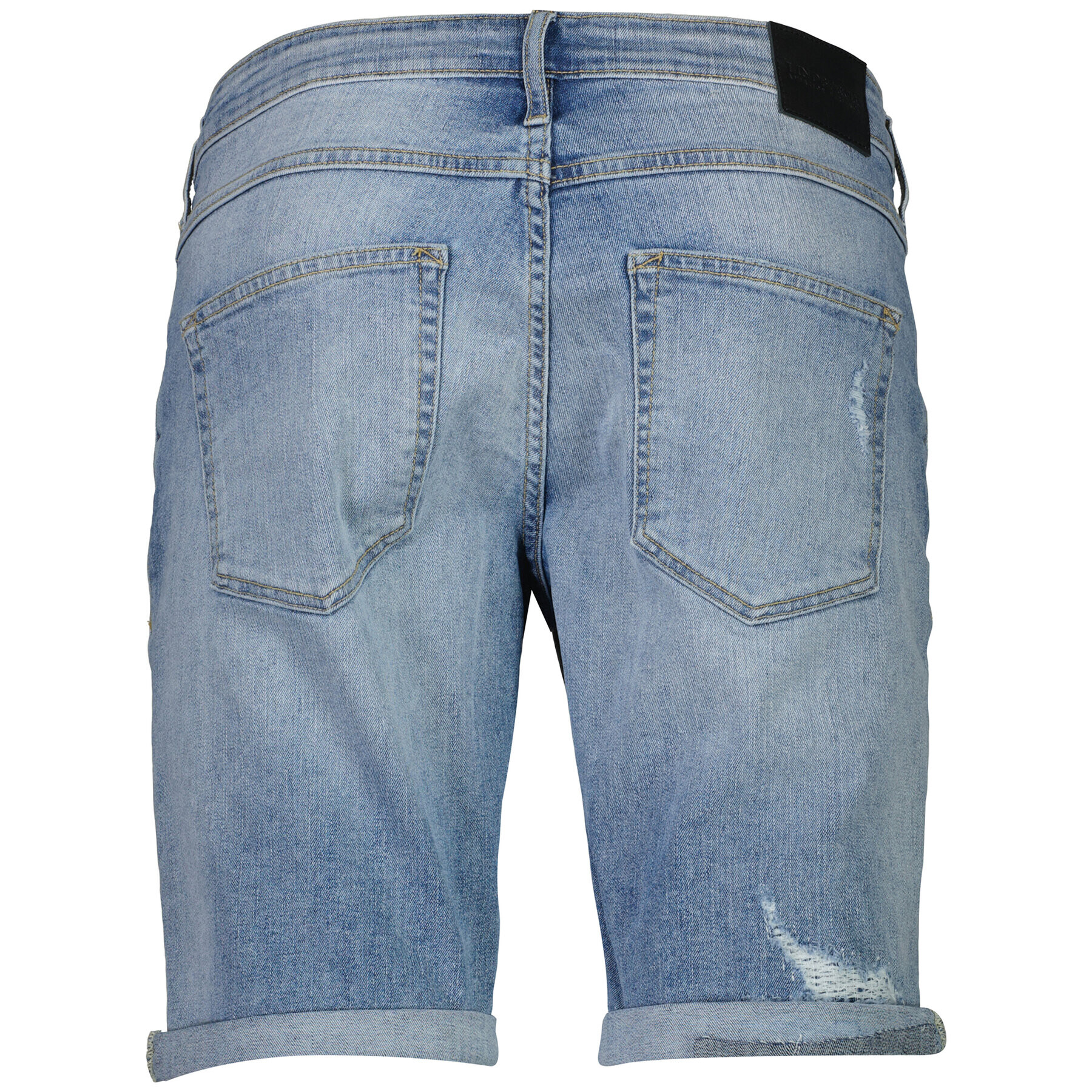 Lindbergh Jeans kratke hlače 30-550002HBW Modra Regular Fit - Pepit.si