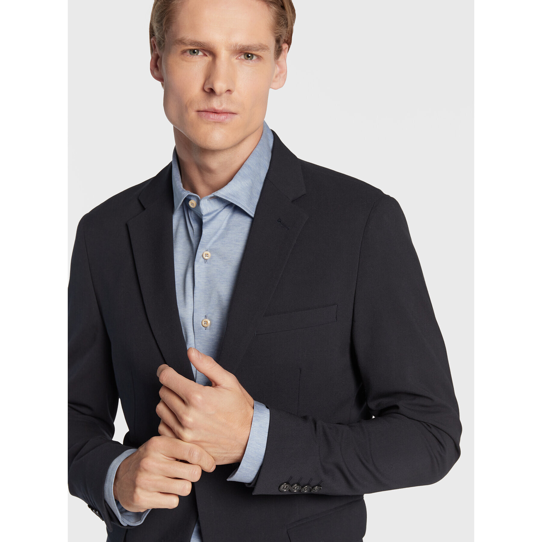 Lindbergh Obleka 30-61040 Mornarsko modra Slim Fit - Pepit.si