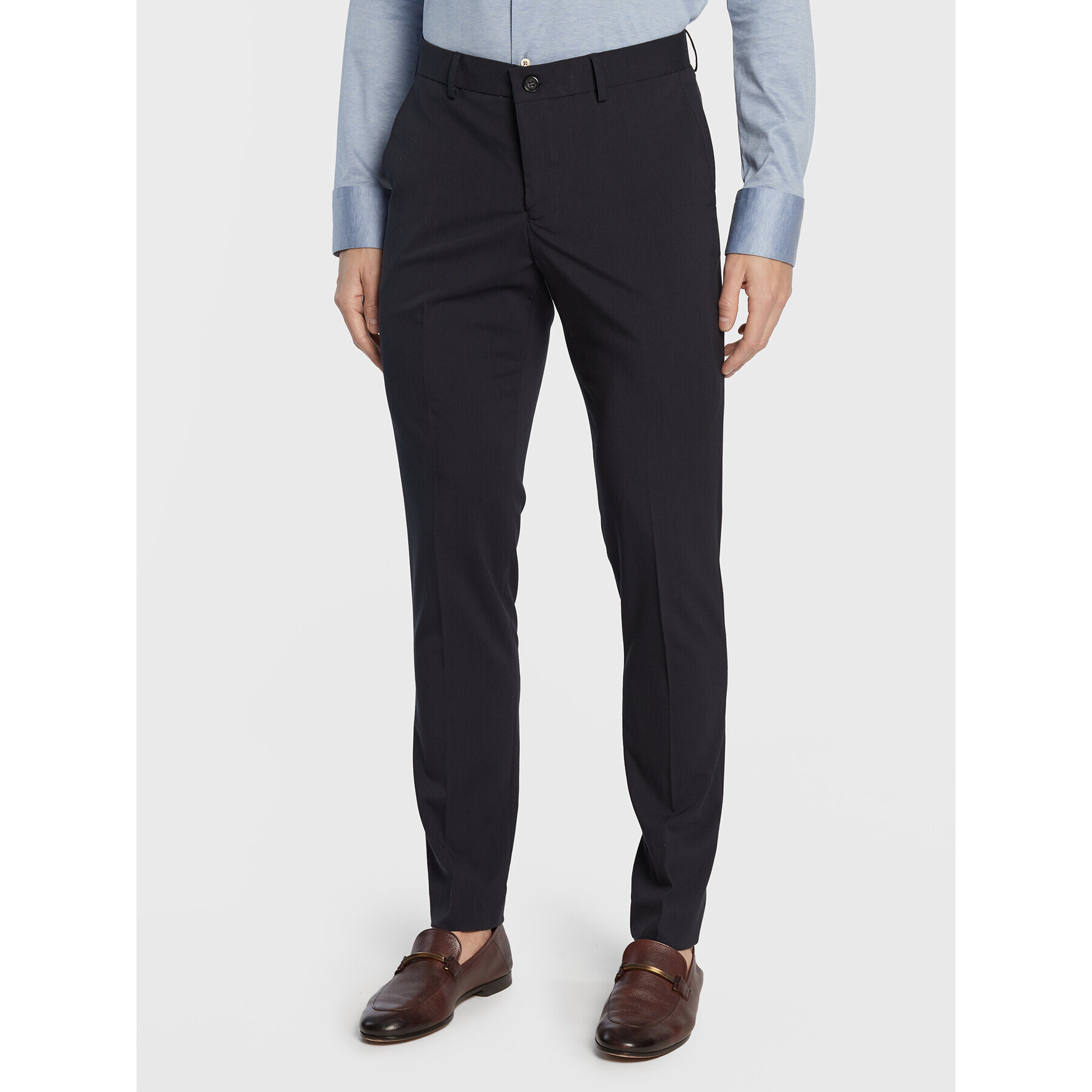 Lindbergh Obleka 30-61040 Mornarsko modra Slim Fit - Pepit.si