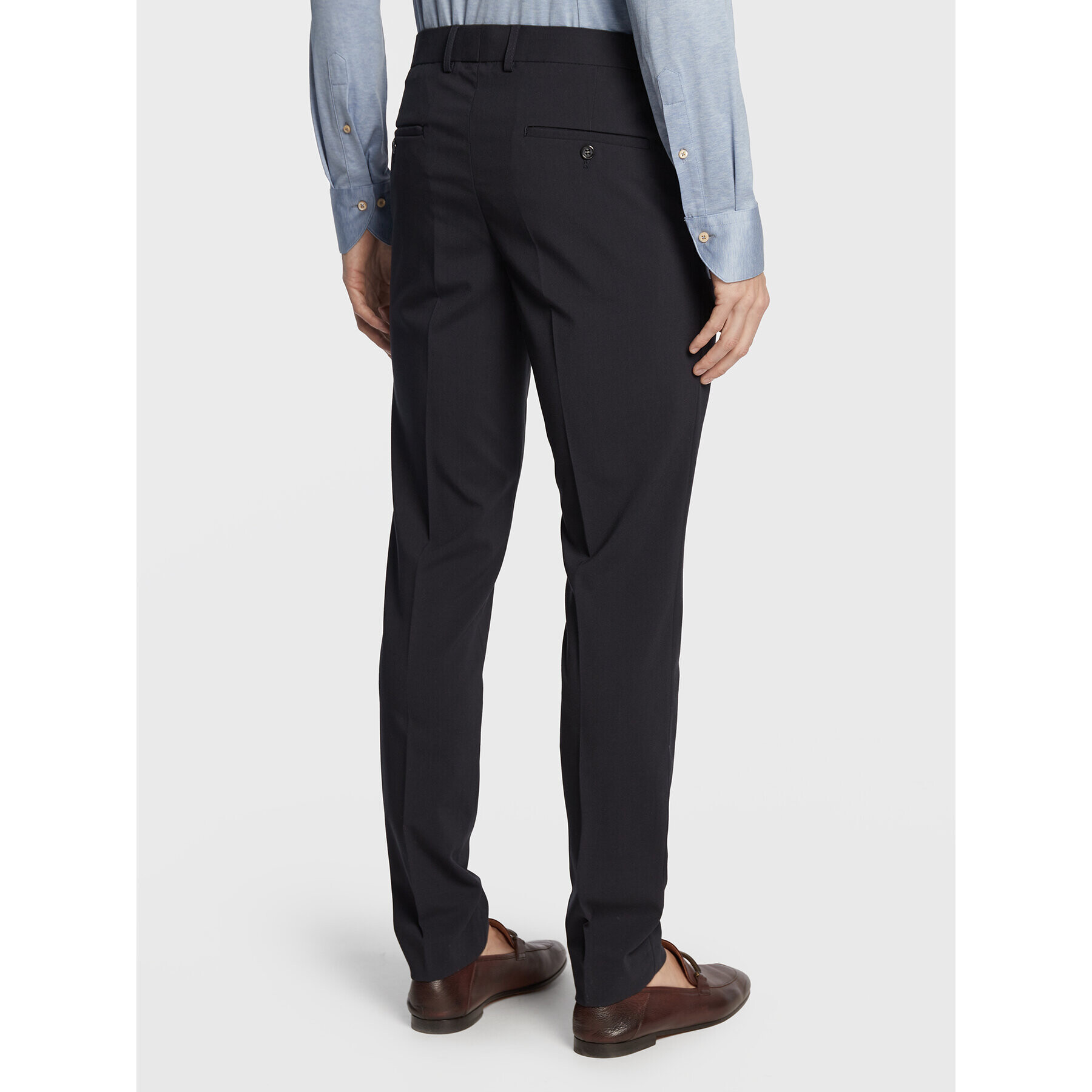 Lindbergh Obleka 30-61040 Mornarsko modra Slim Fit - Pepit.si