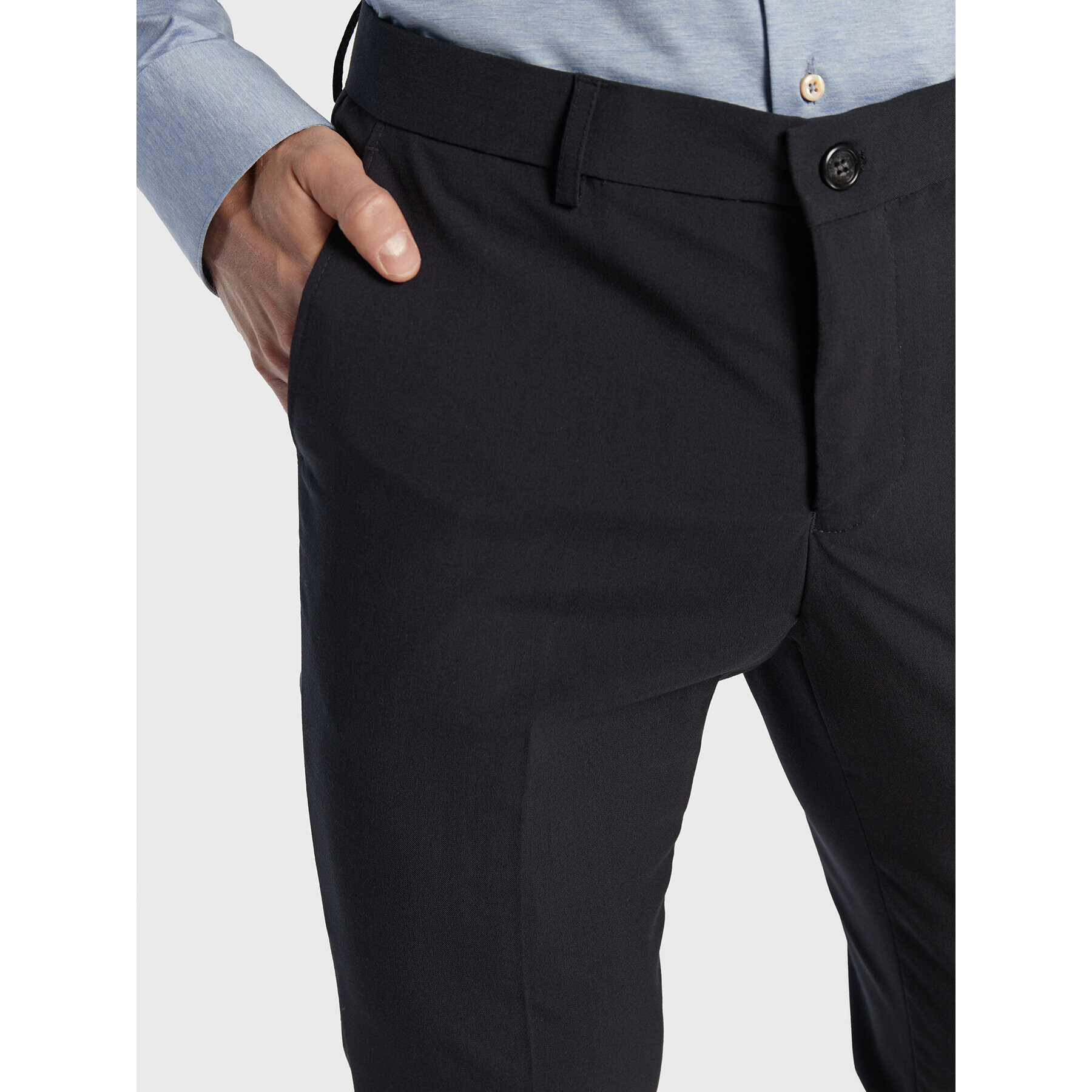 Lindbergh Obleka 30-61040 Mornarsko modra Slim Fit - Pepit.si