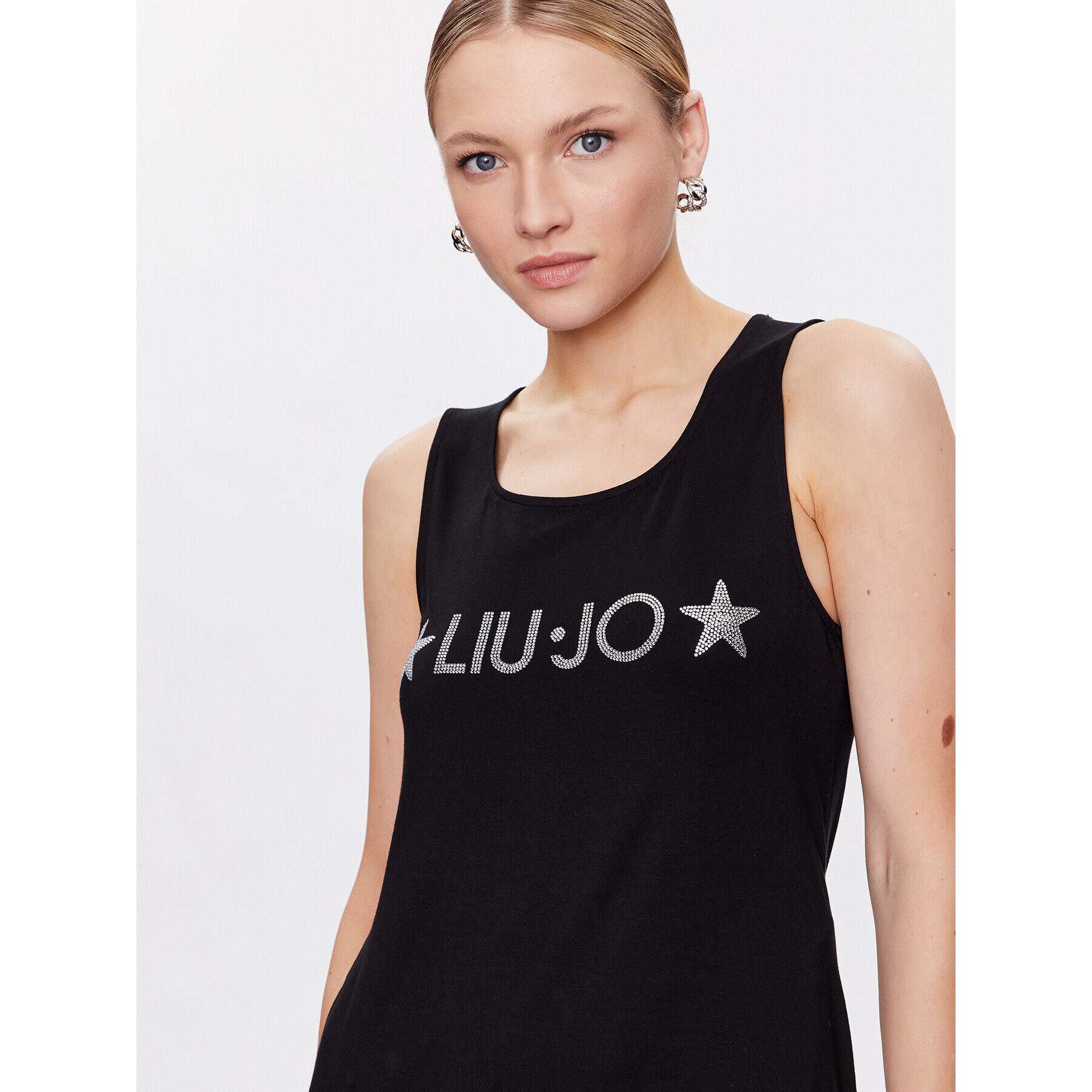 Liu Jo Beachwear Top VA3100 J5360 Črna Regular Fit - Pepit.si