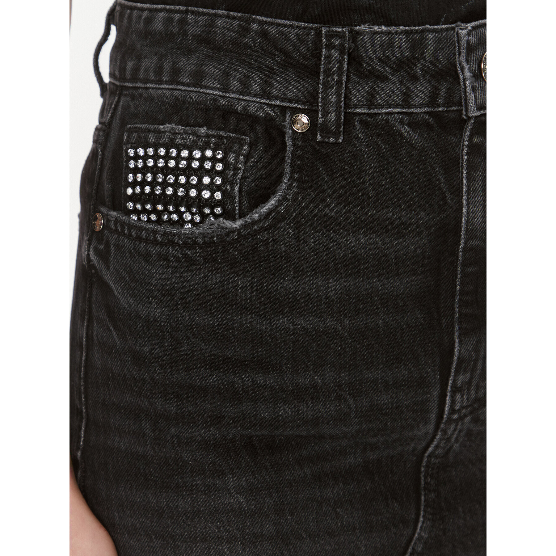 Liu Jo Jeans krilo UF3169 D4861 Črna Regular Fit - Pepit.si