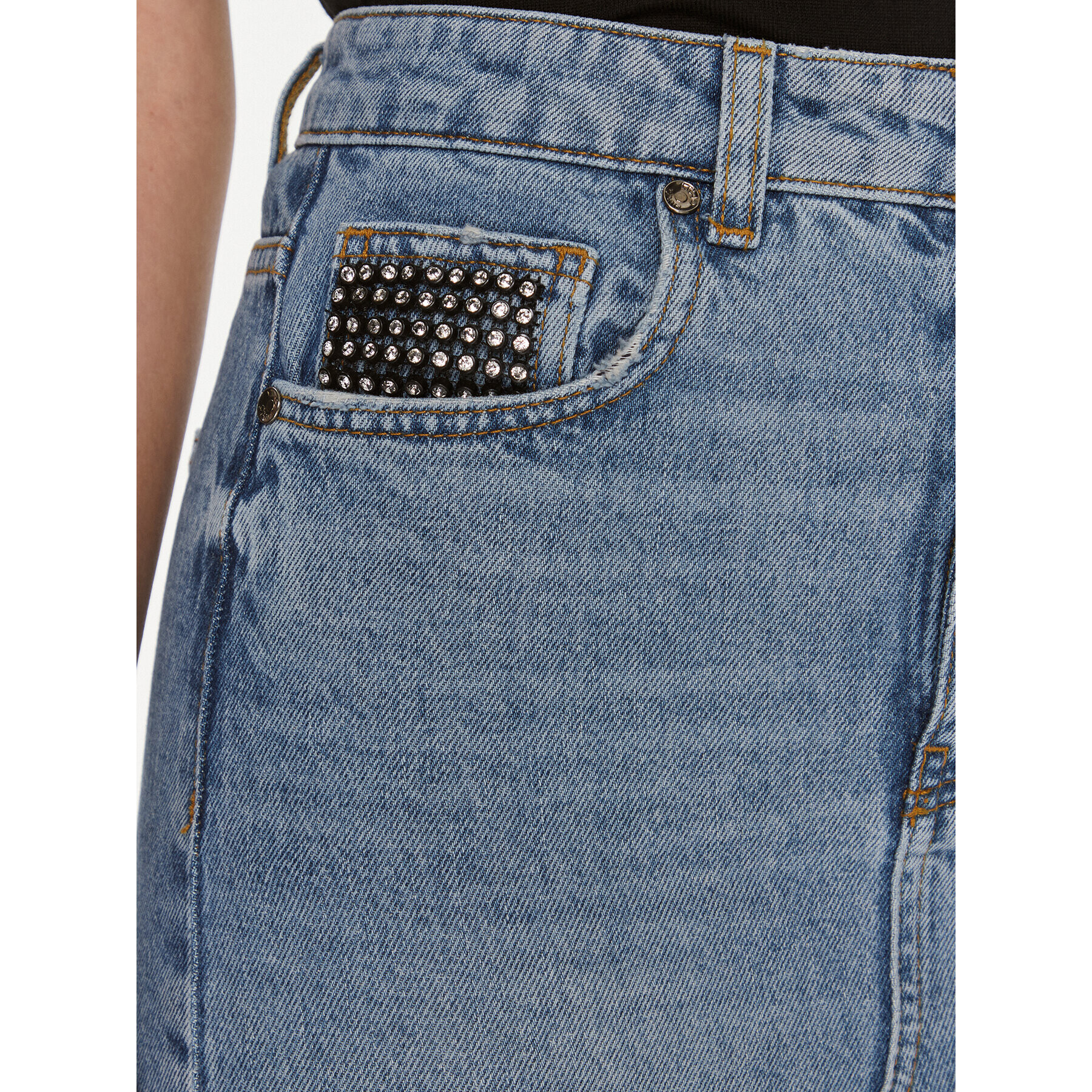 Liu Jo Jeans krilo UF3169 D4861 Modra Regular Fit - Pepit.si