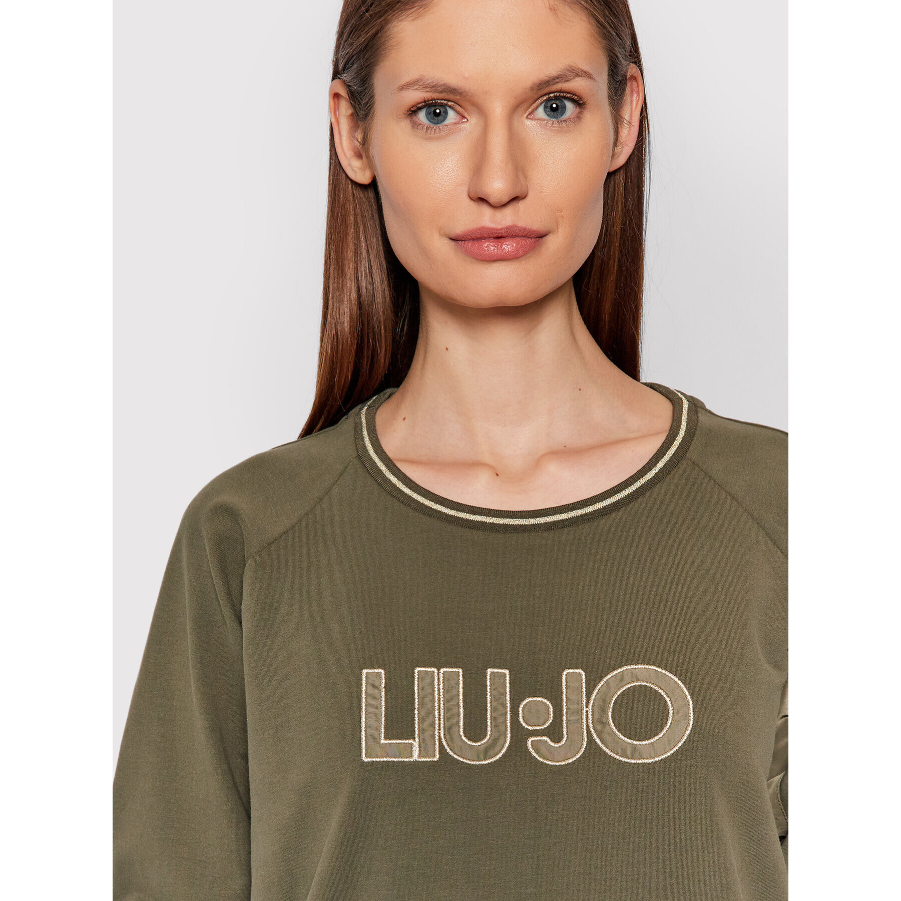 Liu Jo Jopa TF1066 F0843 Zelena Regular Fit - Pepit.si