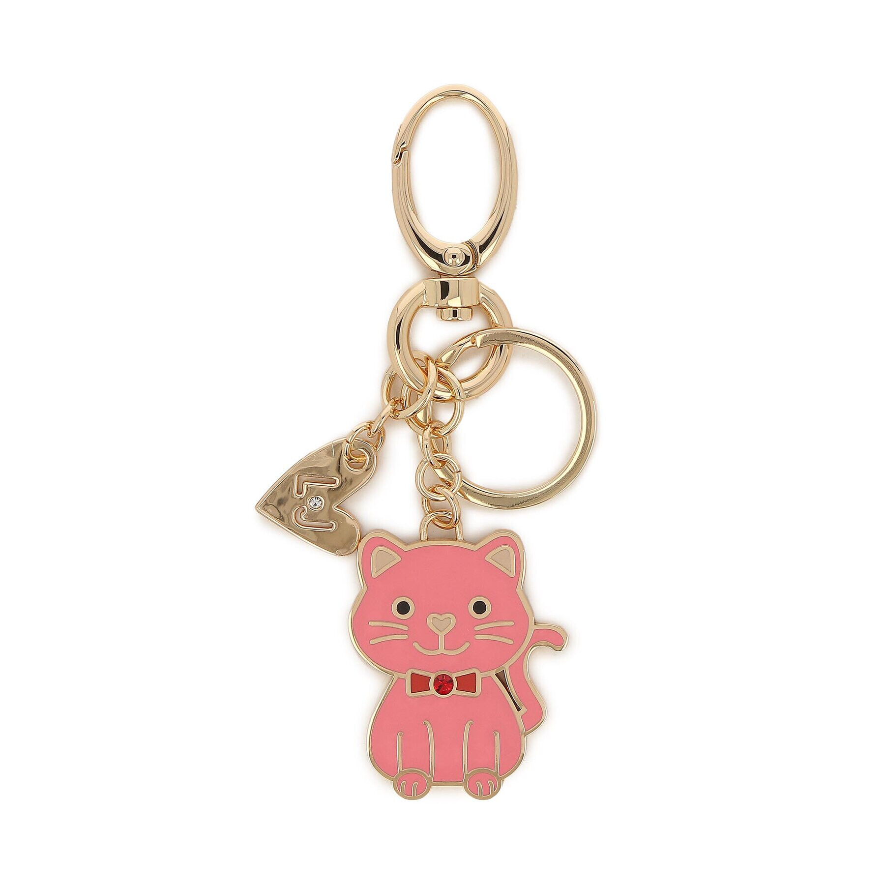 Liu Jo Obesek Cat Key Ring AF3266 A0001 Zlata - Pepit.si