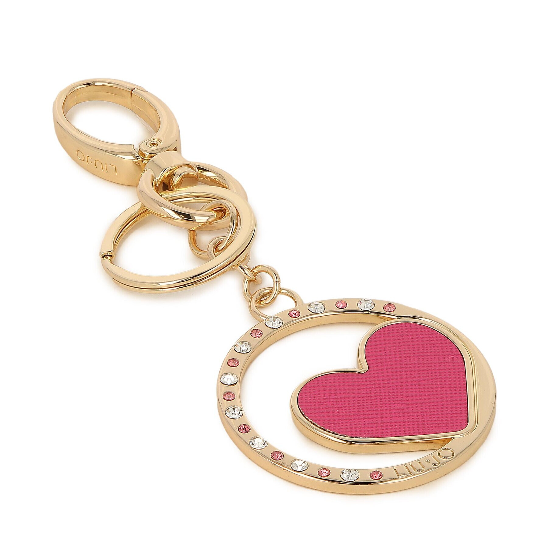 Liu Jo Obesek Heart Key Ring AF3366 A0001 Zlata - Pepit.si