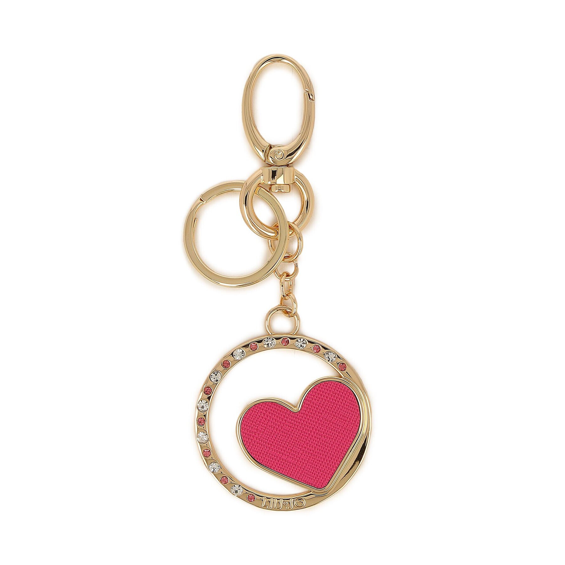 Liu Jo Obesek Heart Key Ring AF3366 A0001 Zlata - Pepit.si