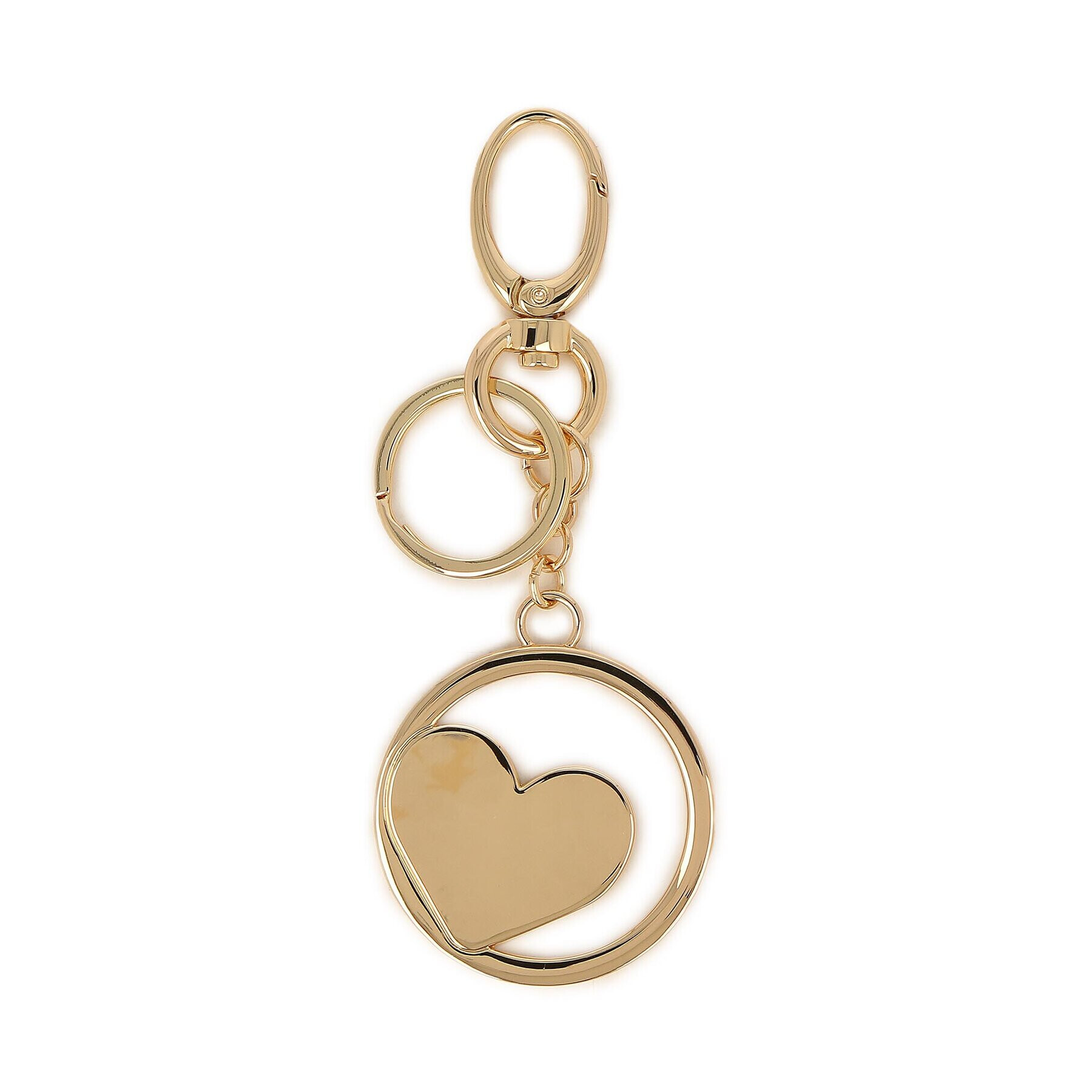 Liu Jo Obesek Heart Key Ring AF3366 A0001 Zlata - Pepit.si