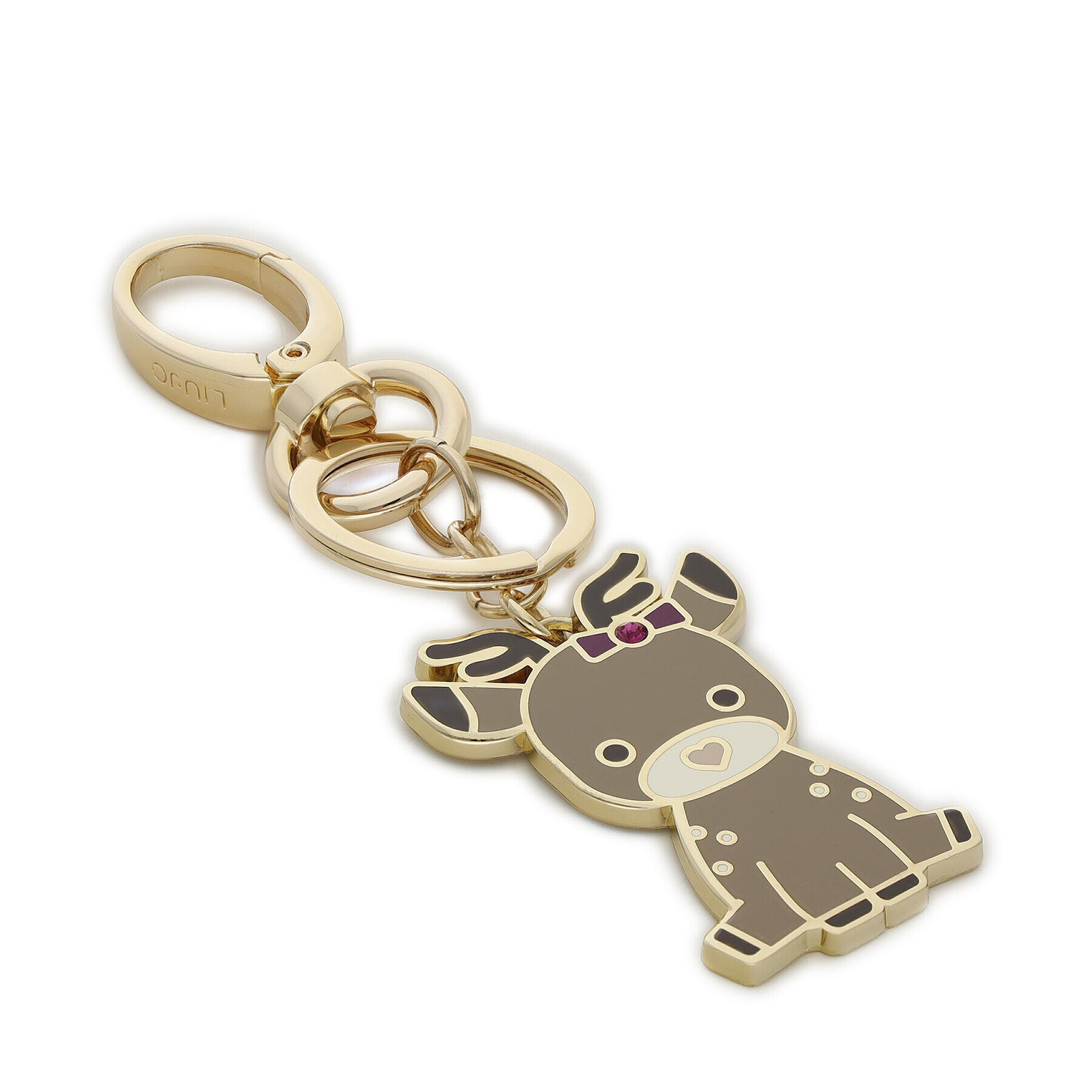 Liu Jo Obesek Key Ring Deer AF2056 A0001 Zlata - Pepit.si