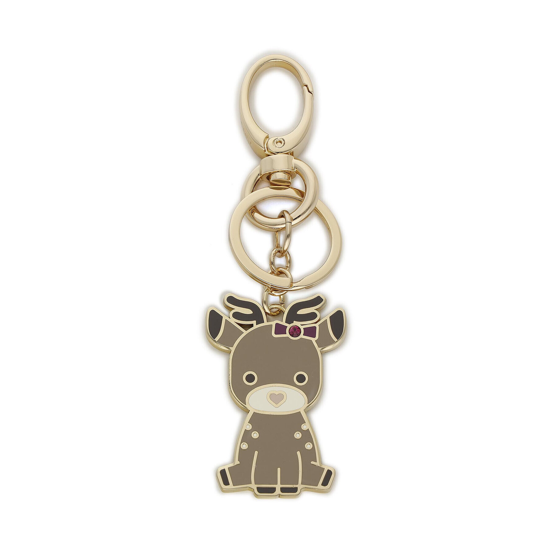 Liu Jo Obesek Key Ring Deer AF2056 A0001 Zlata - Pepit.si