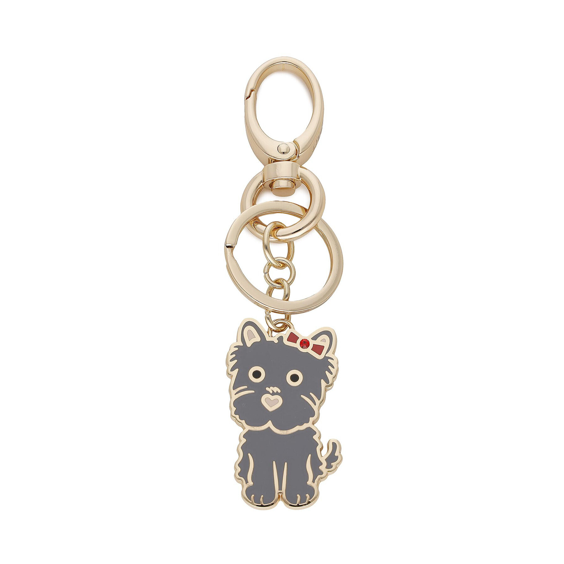 Liu Jo Obesek Key Ring Maltese NF2188 A0001 Zlata - Pepit.si