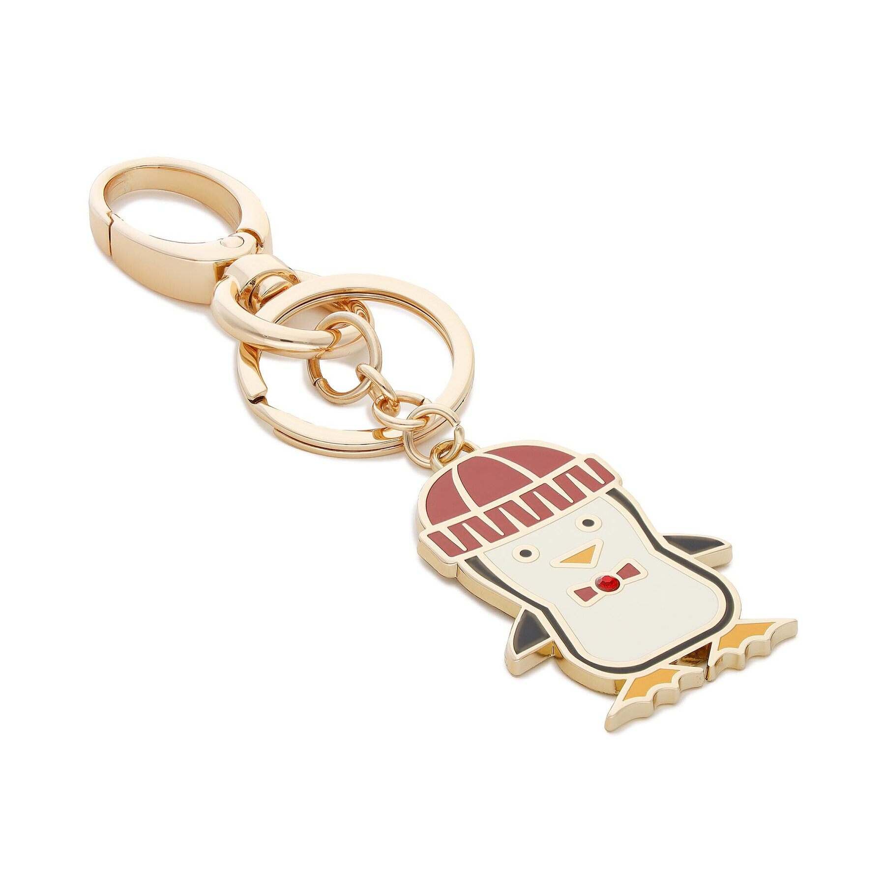 Liu Jo Obesek Key Ring Penguin AF2058 A0001 Zlata - Pepit.si