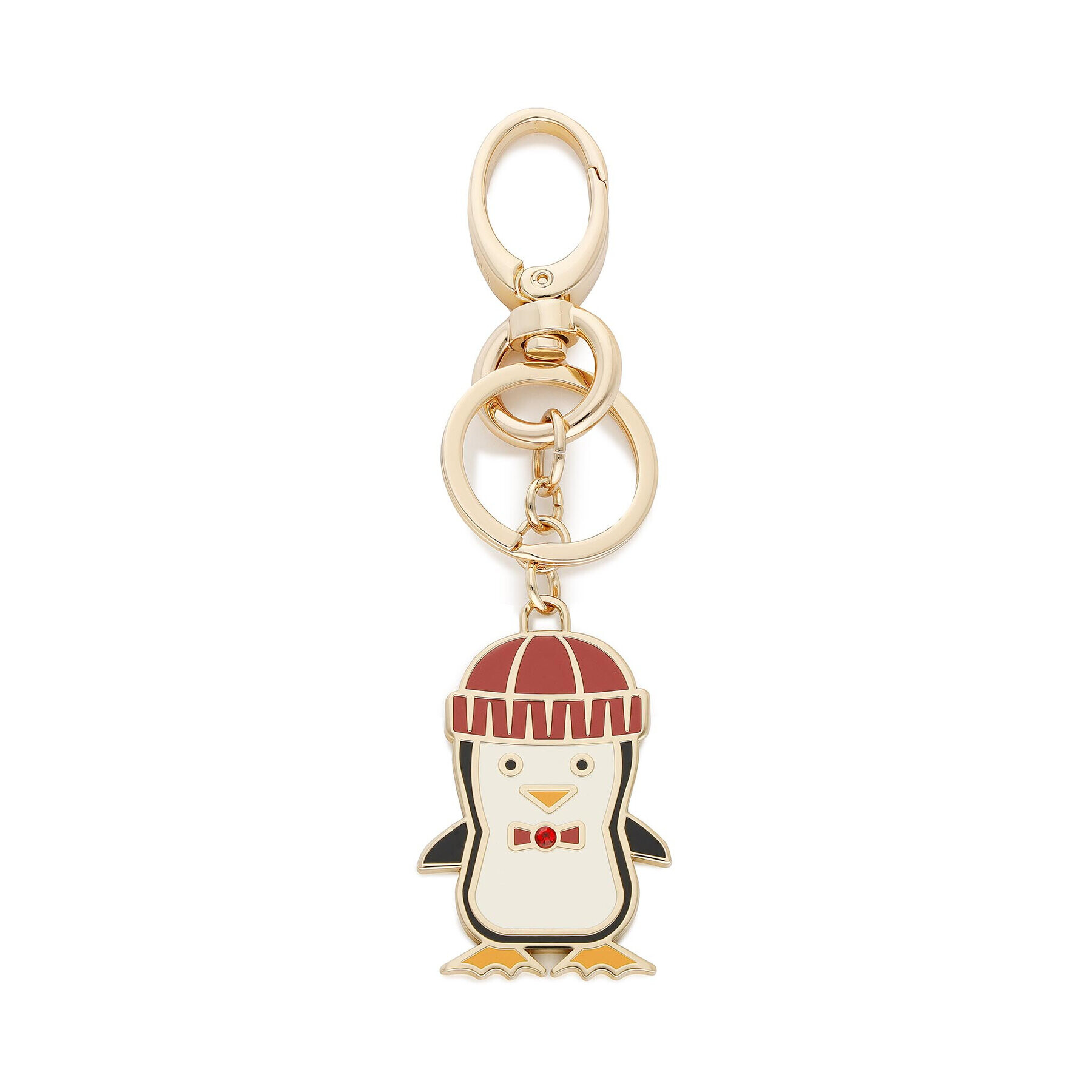 Liu Jo Obesek Key Ring Penguin AF2058 A0001 Zlata - Pepit.si