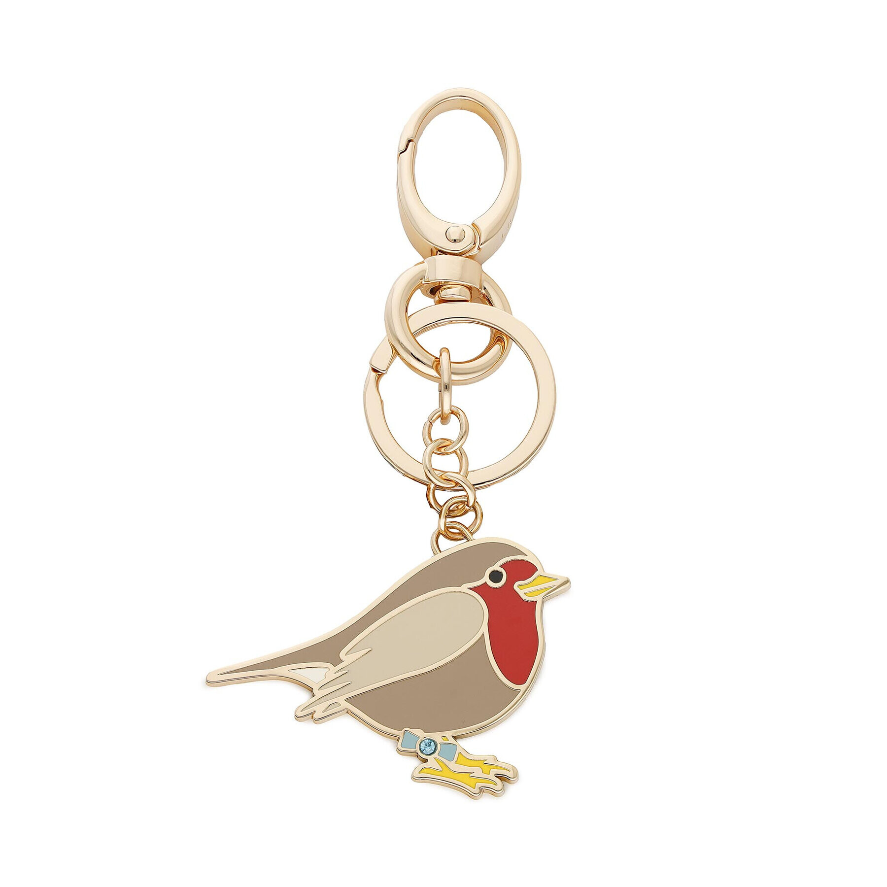 Liu Jo Obesek Key Ring Robin AF2061 A0001 Zlata - Pepit.si