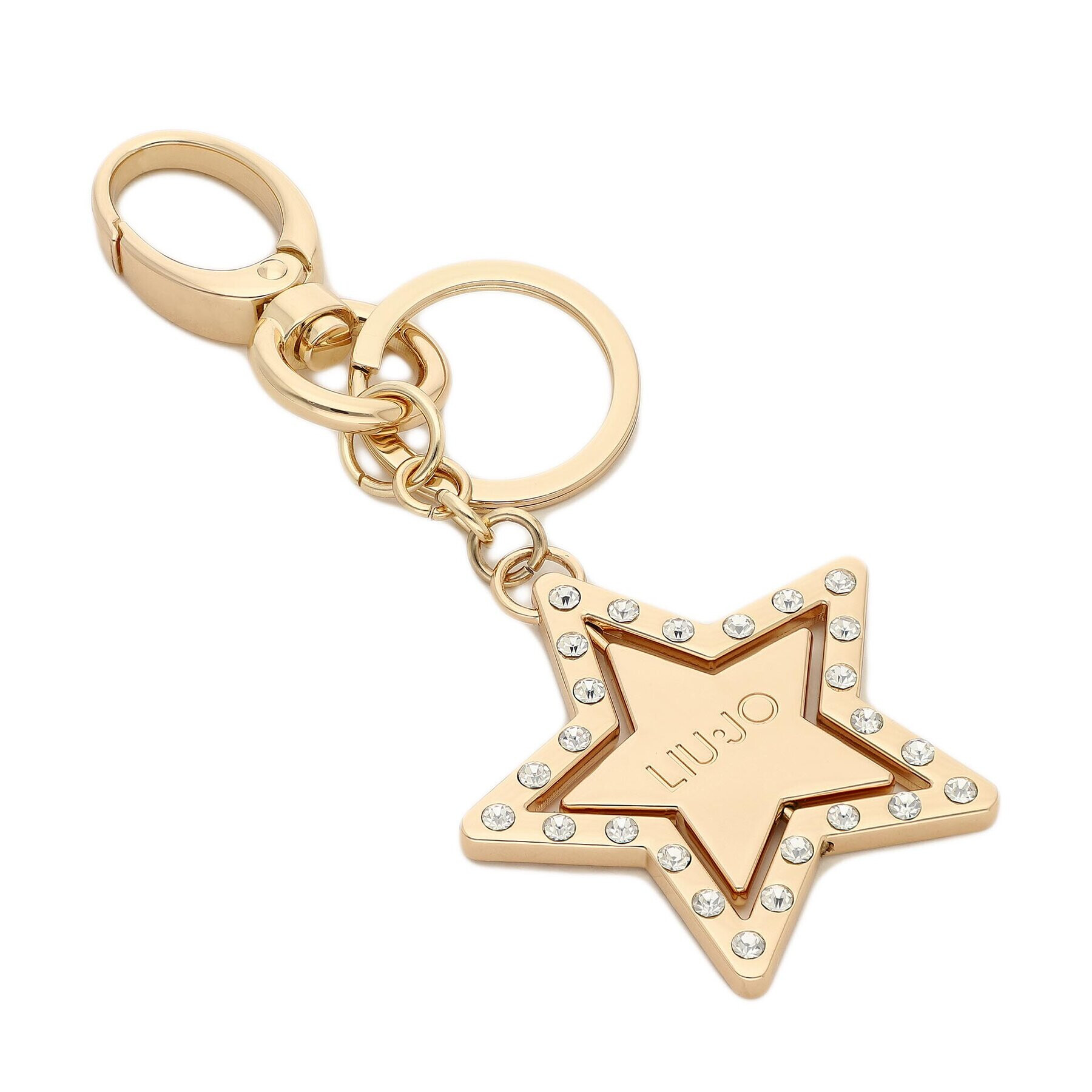 Liu Jo Obesek Key Ring Star AA3124 A0001 Zlata - Pepit.si