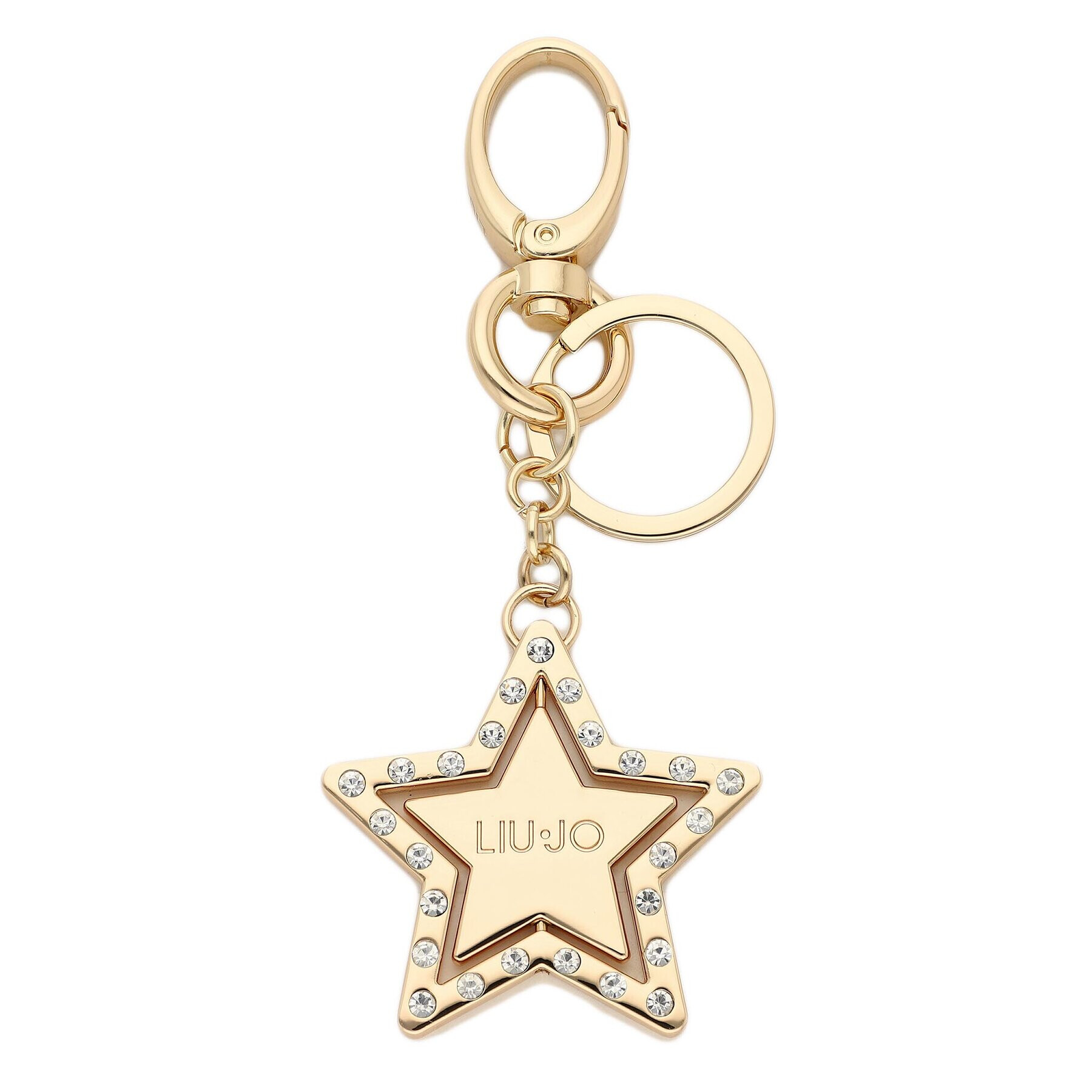 Liu Jo Obesek Key Ring Star AA3124 A0001 Zlata - Pepit.si