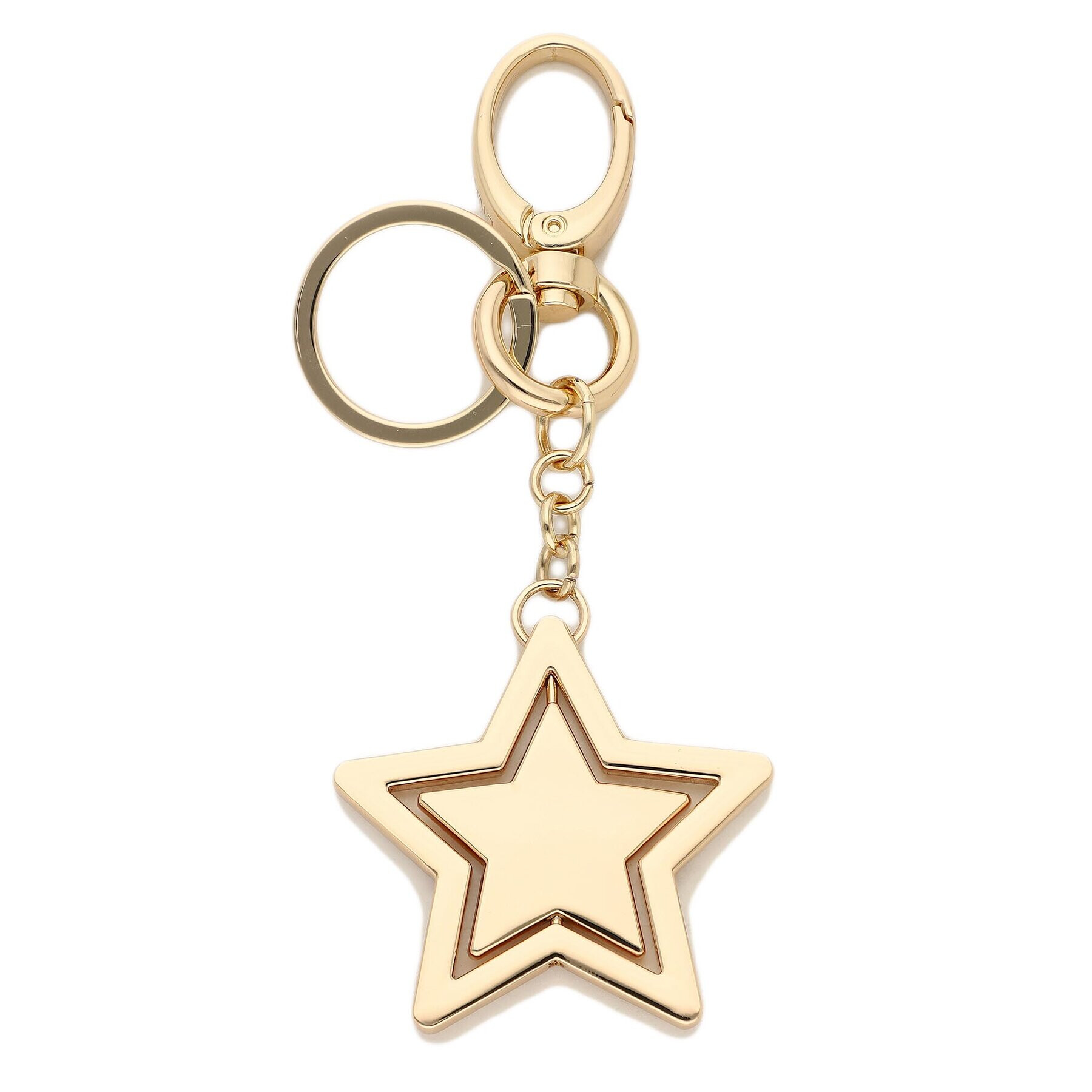 Liu Jo Obesek Key Ring Star AA3124 A0001 Zlata - Pepit.si