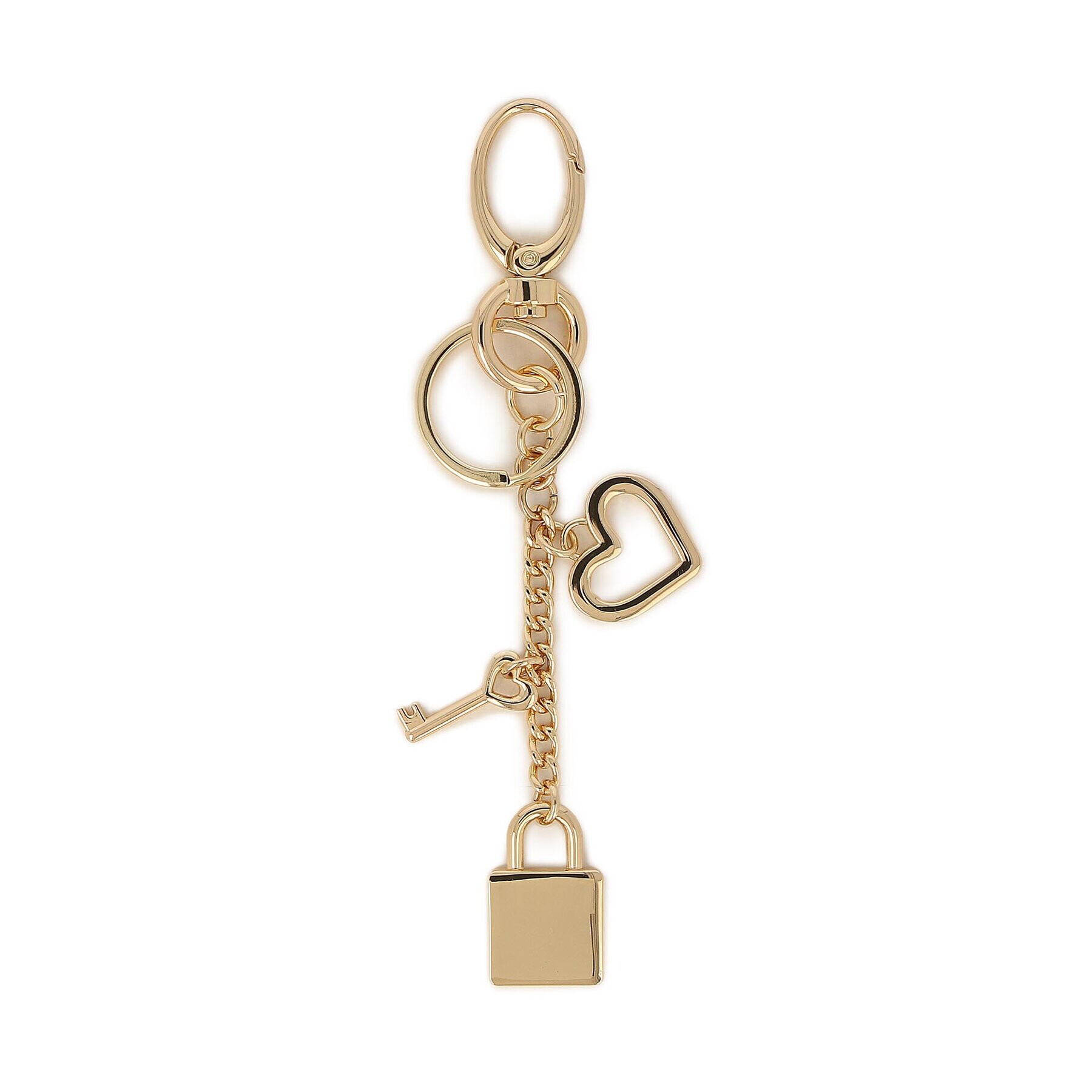 Liu Jo Obesek Love Key Ring AF3292 A0001 Zlata - Pepit.si