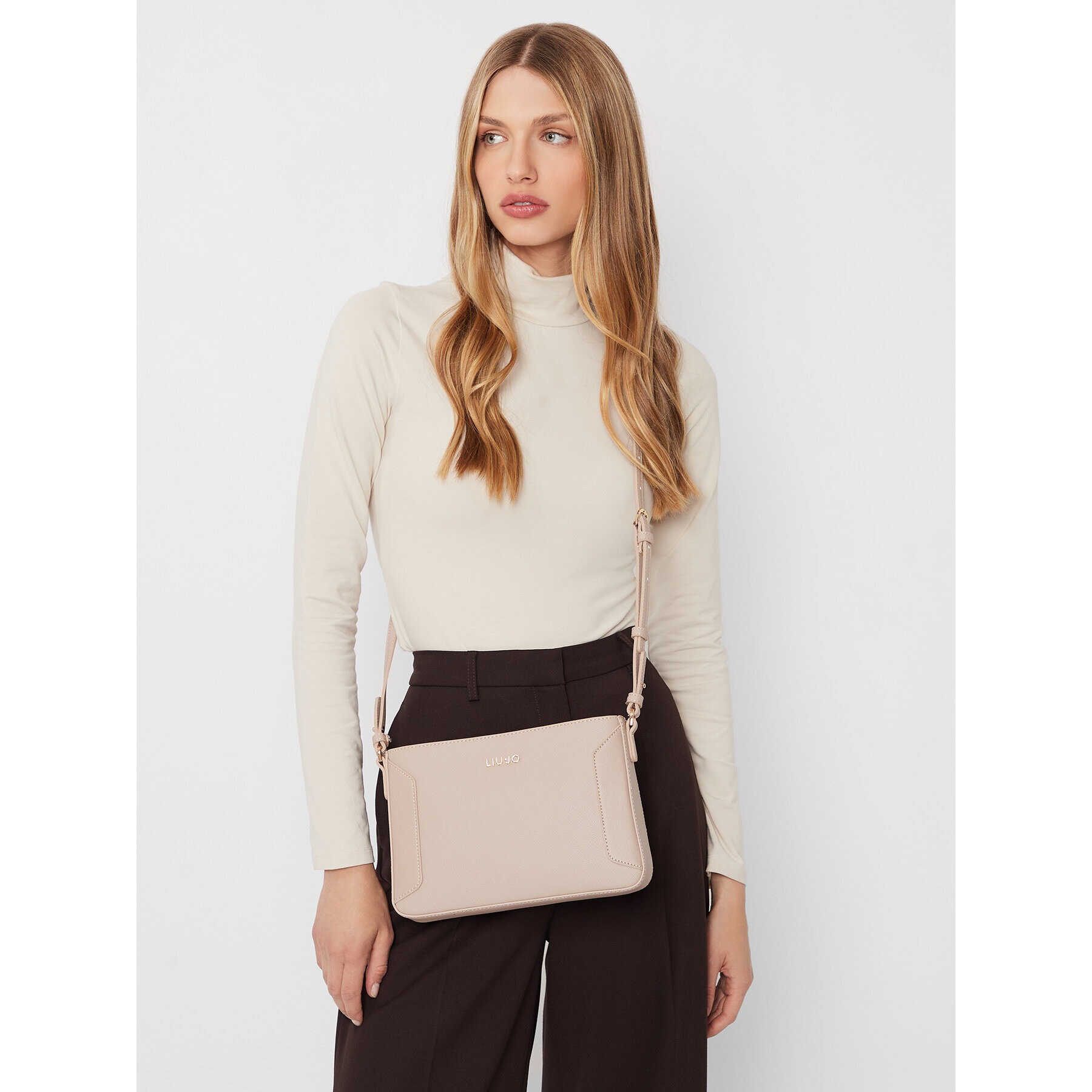 Liu Jo Ročna torba Ecs S Crossbody AF2197 E0087 Bež - Pepit.si